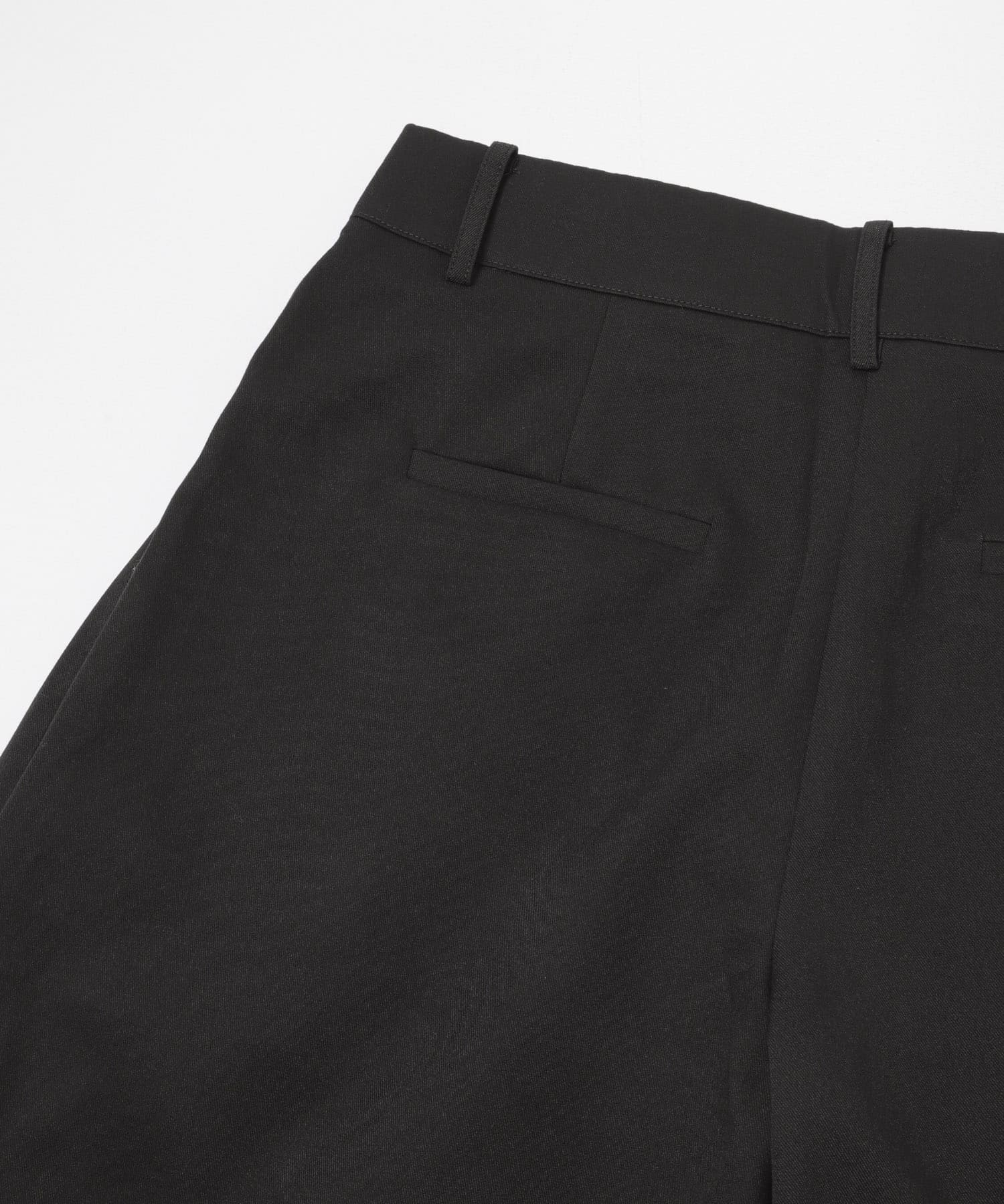 Studio Doe　Three-tuck Wide Pants BLACK XS+