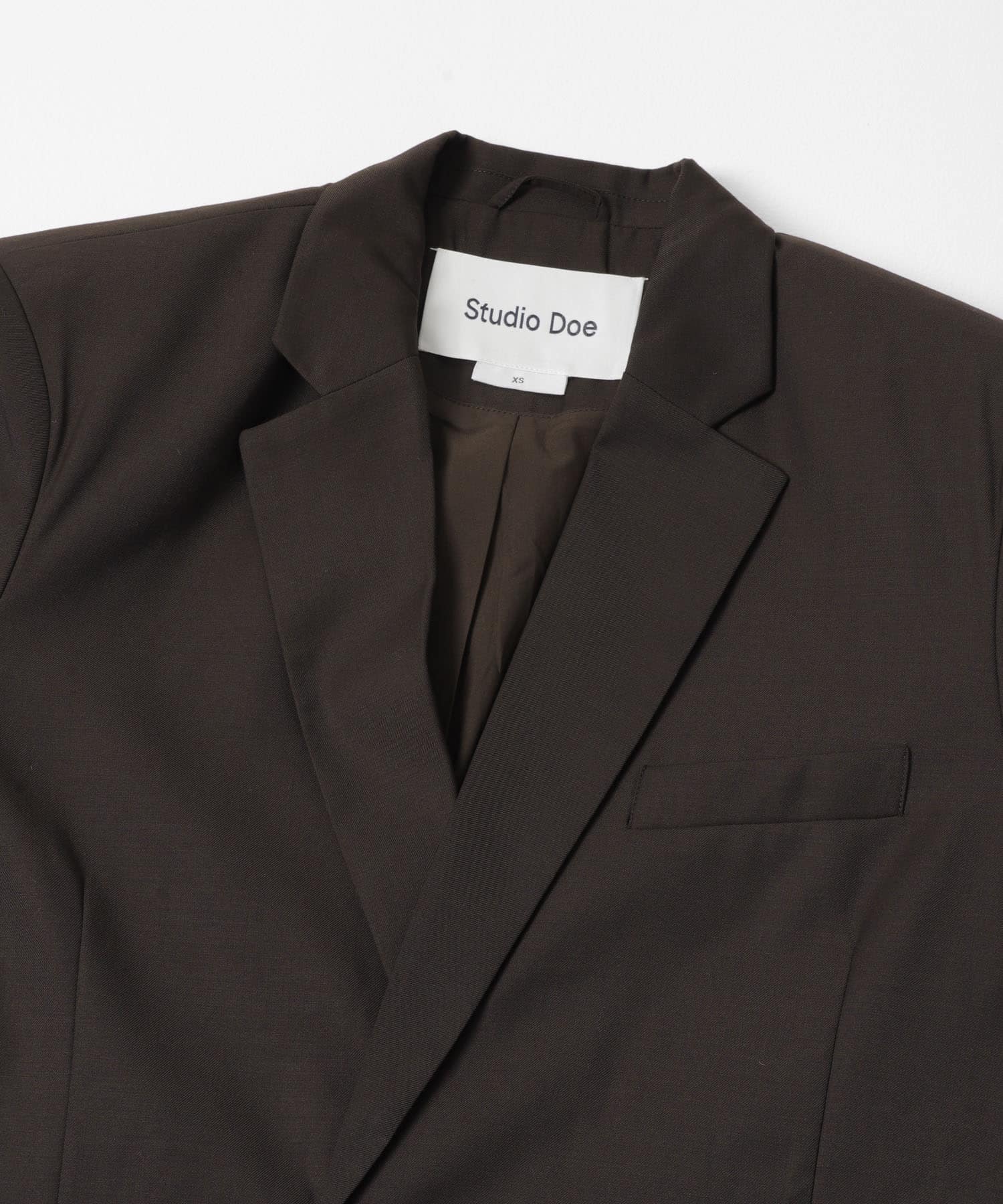 Studio Doe Classic Oversized Blazer(XS BROWN): アウター｜URBAN