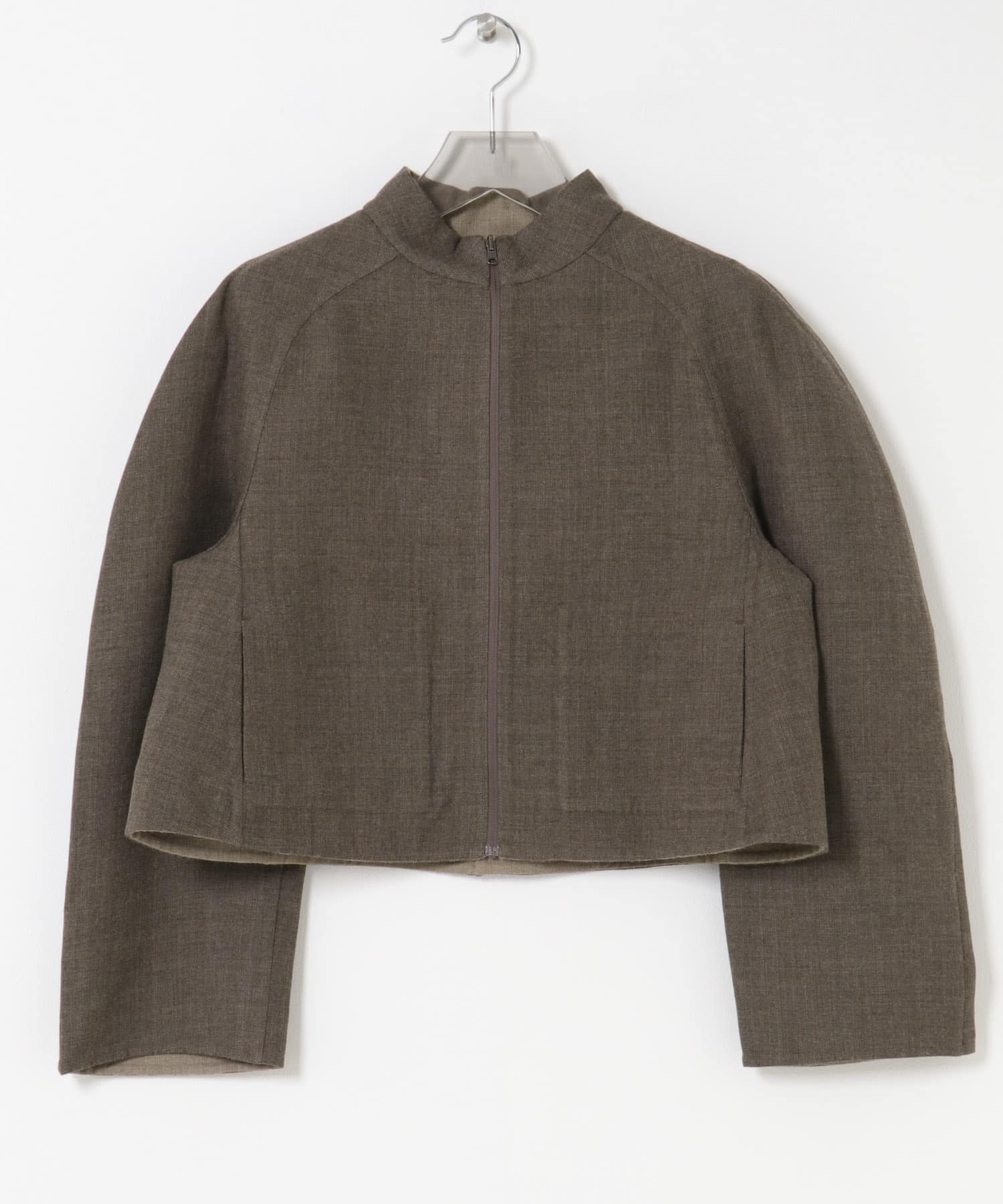 AMOMENTO HANDMADE RAGLAN CROP JKJACKET(0 BROWN): アウター｜URBAN