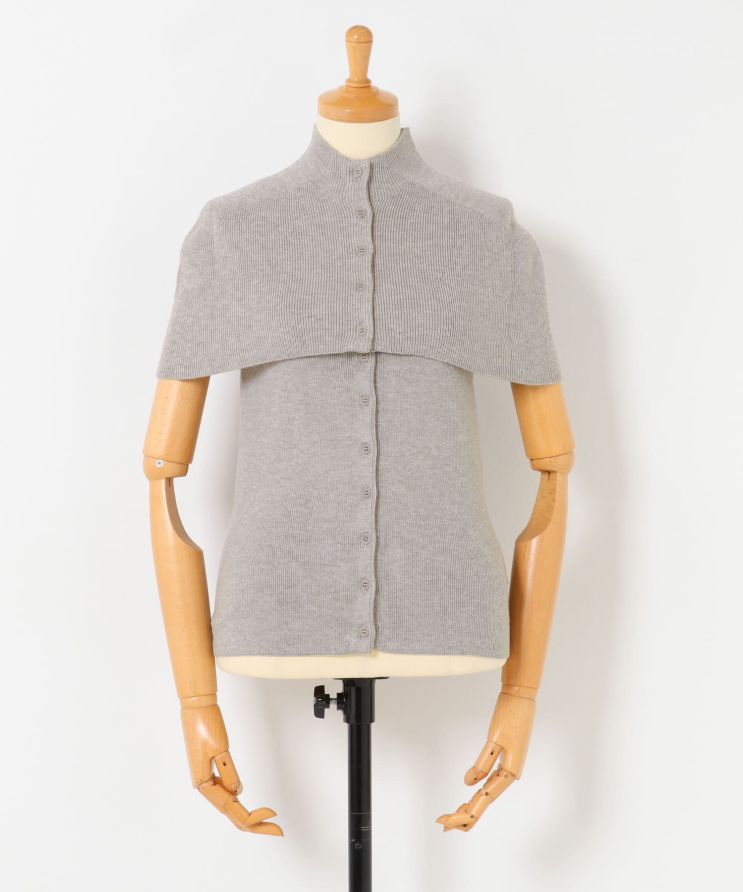 AMOMENTO ケープ トップ アンド バンドゥ AMOMENTO CAPE TOP ＆ BANDEAU SET(0 CHARCOAL): トップス｜URBAN