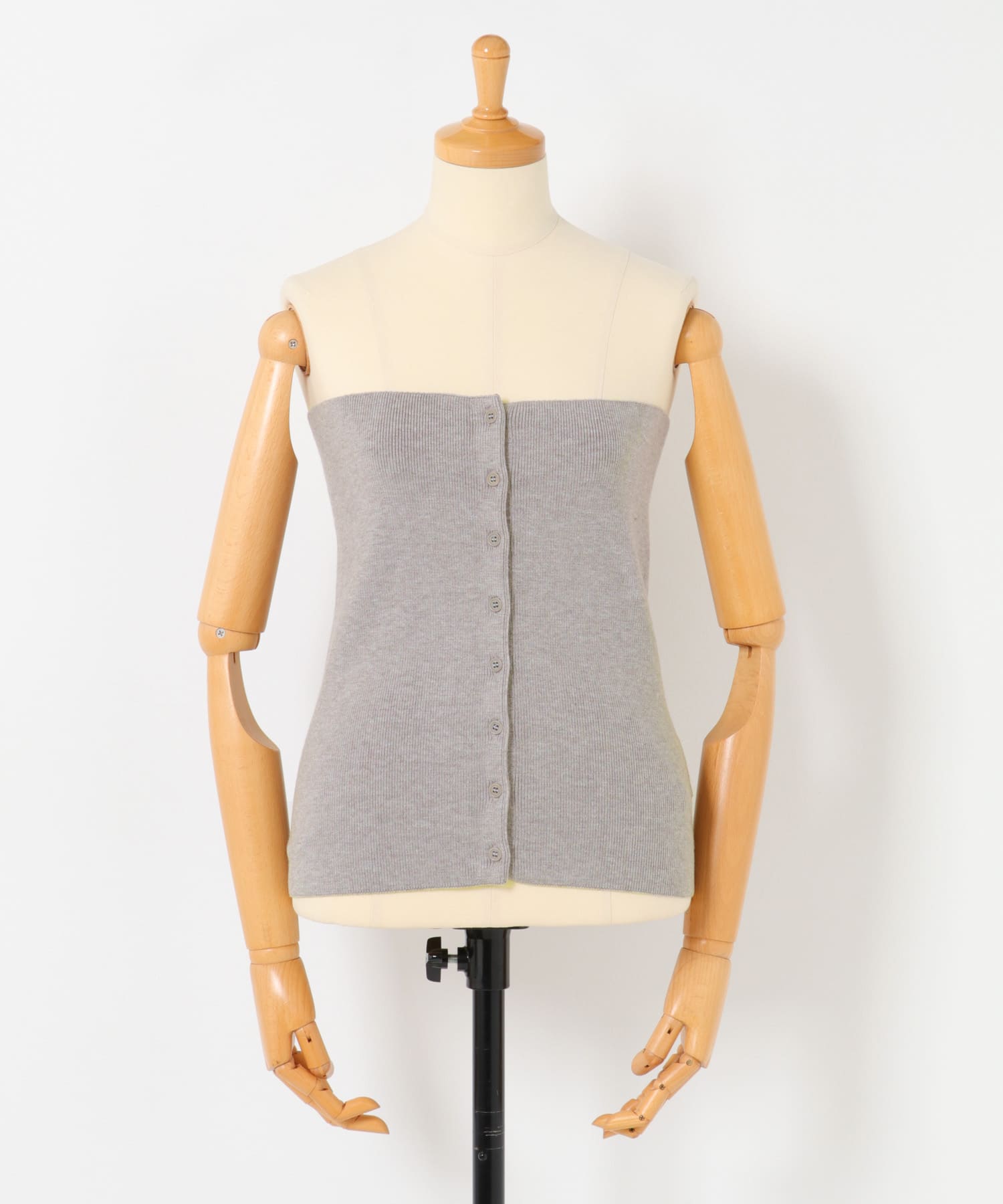AMOMENTO　CAPE TOP ＆ BANDEAU SET L BEIGE 0