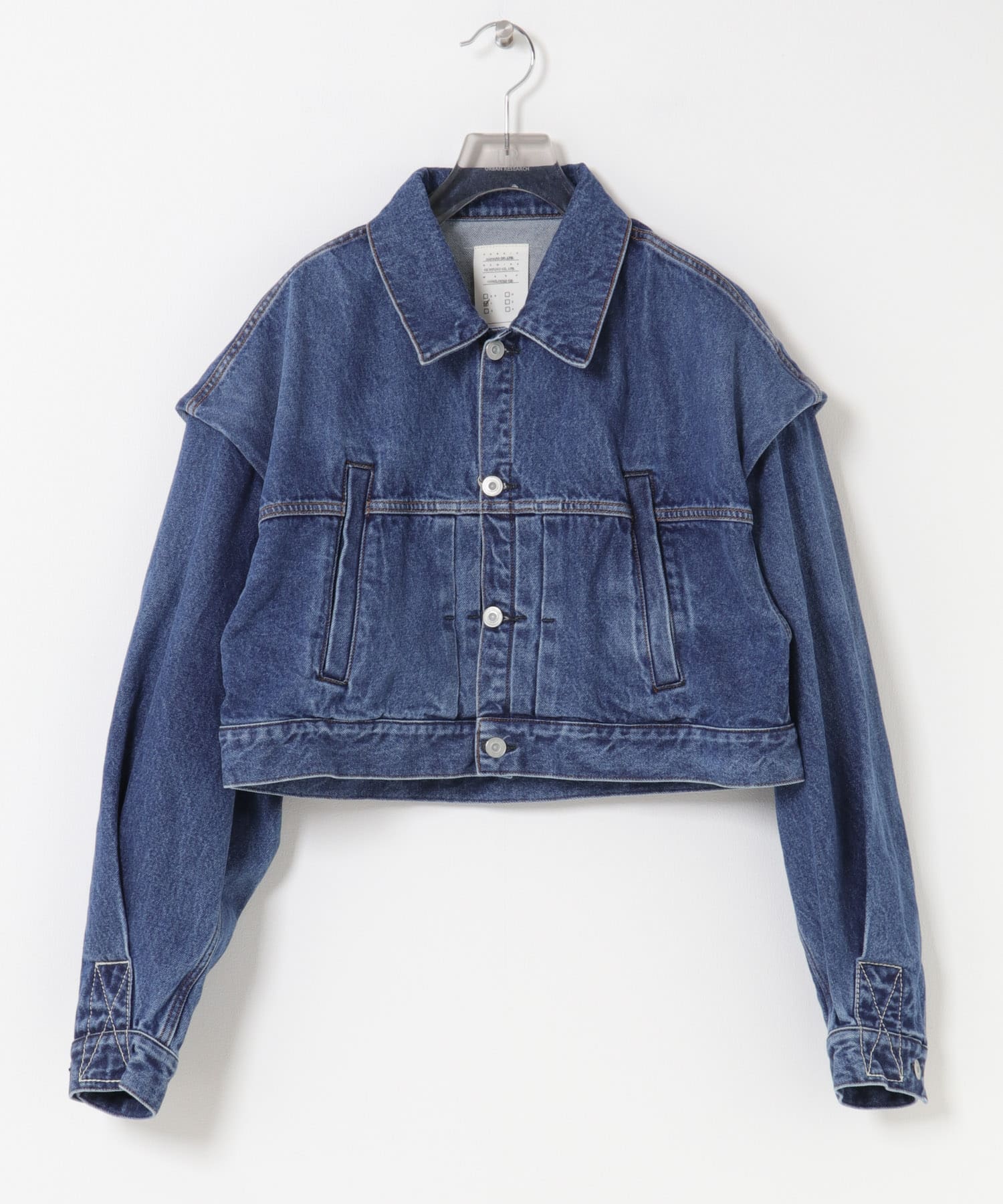 KURO　POWER SHOULDER DENIM JACKET INDIGO 1
