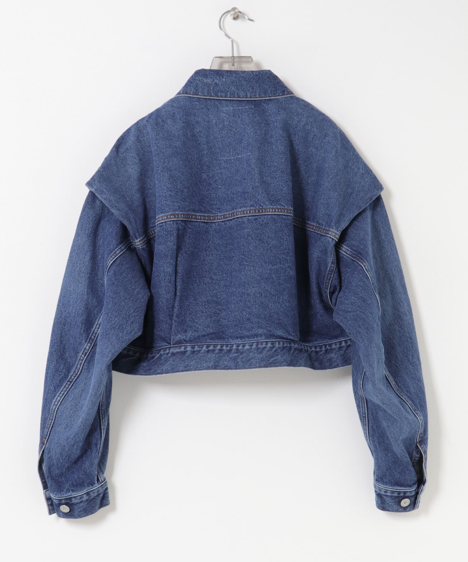 KURO　POWER SHOULDER DENIM JACKET INDIGO 1