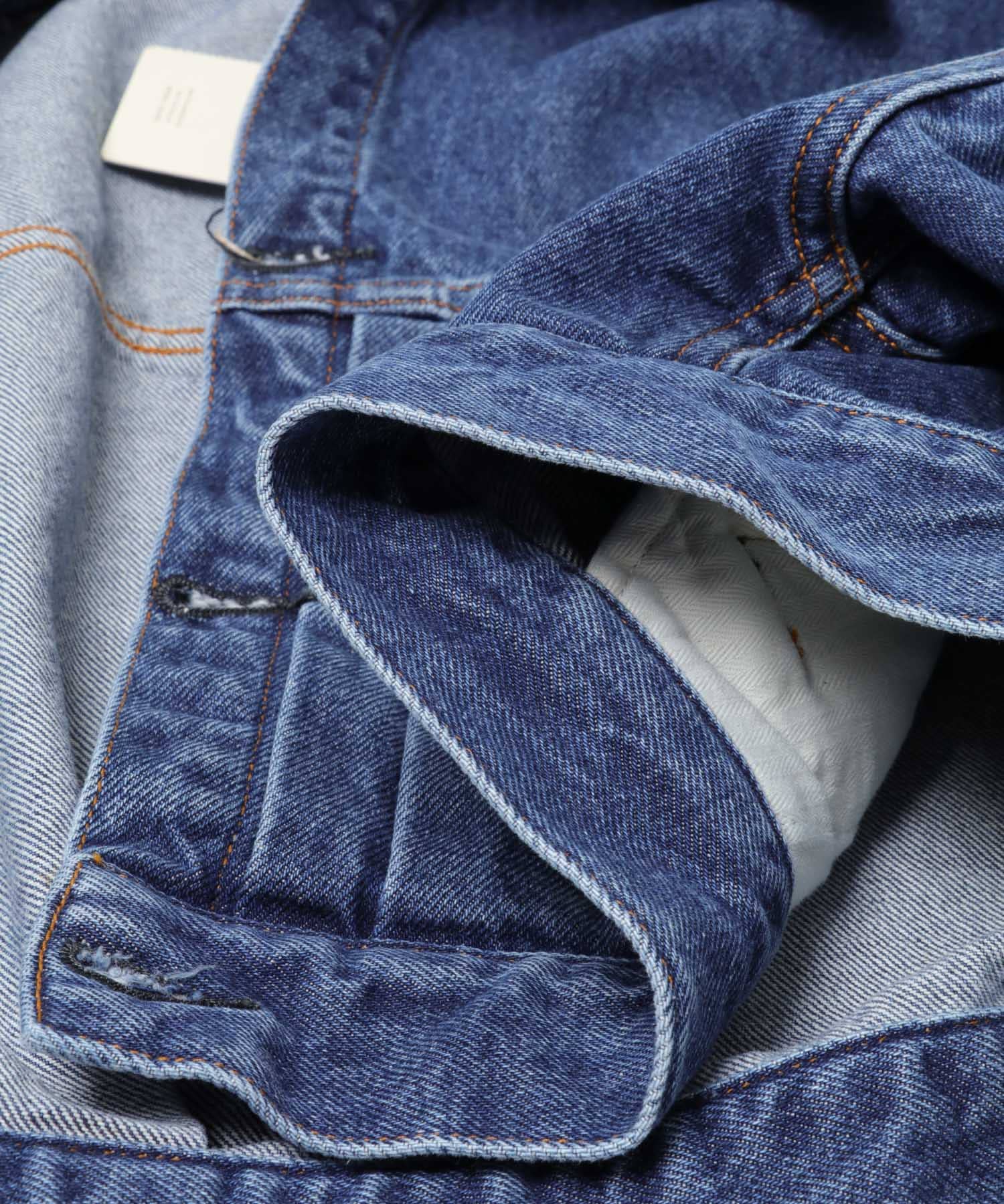 KURO　POWER SHOULDER DENIM JACKET INDIGO 1