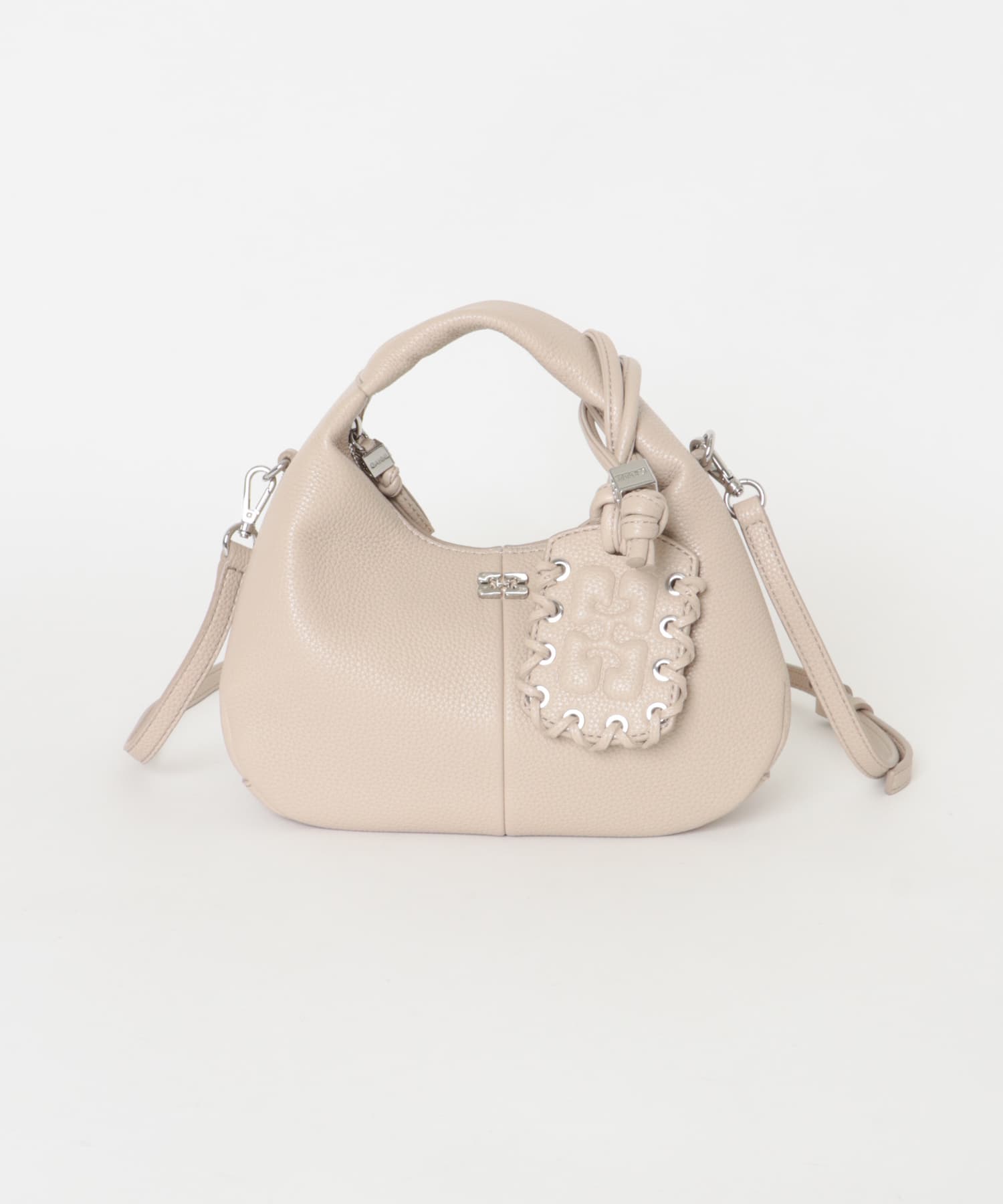 GANNI Hobo Mini Grained(0 W Pepper): バッグ｜URBAN RESEARCH公式