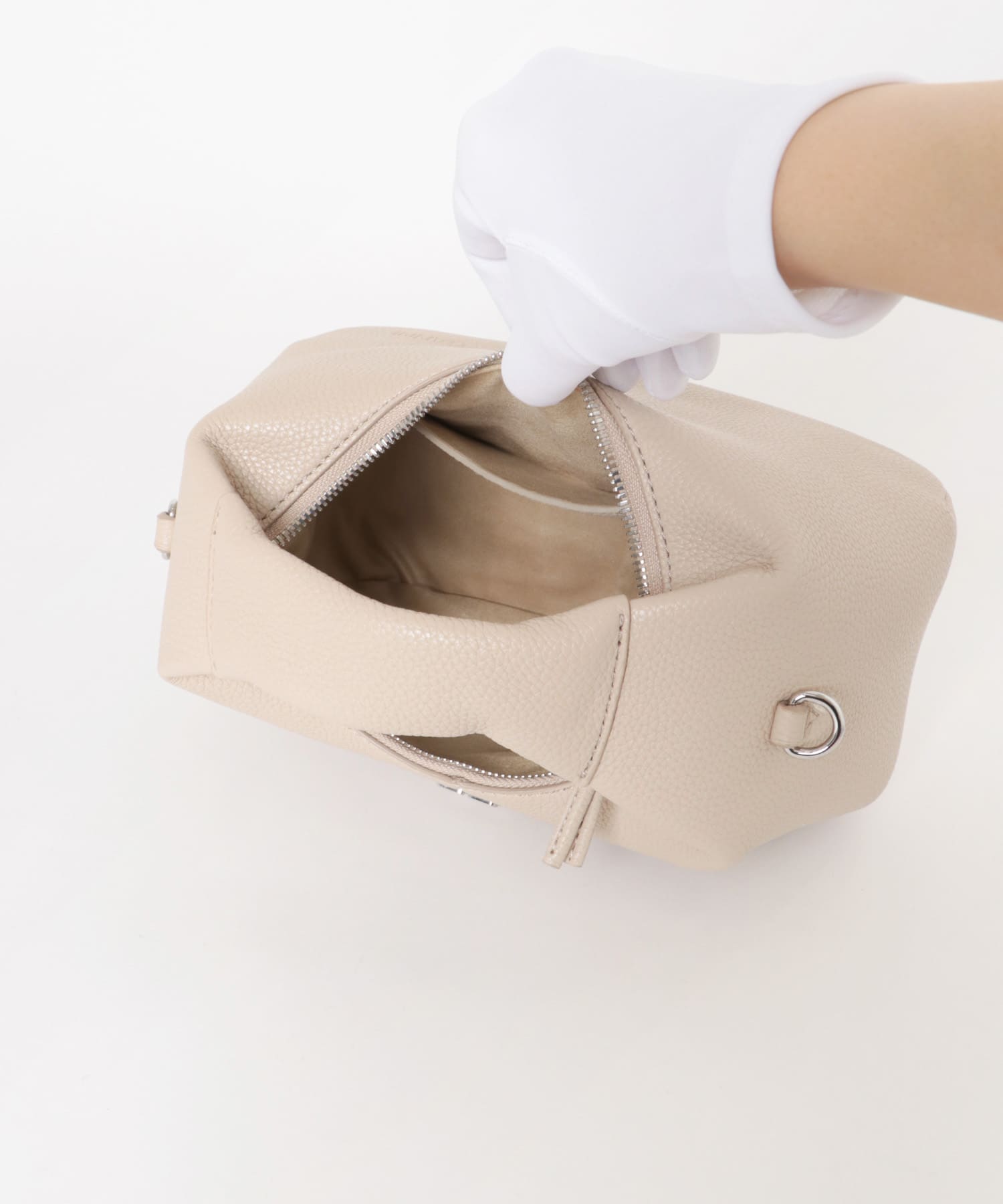 GANNI　Hobo Mini Grained W Pepper 0