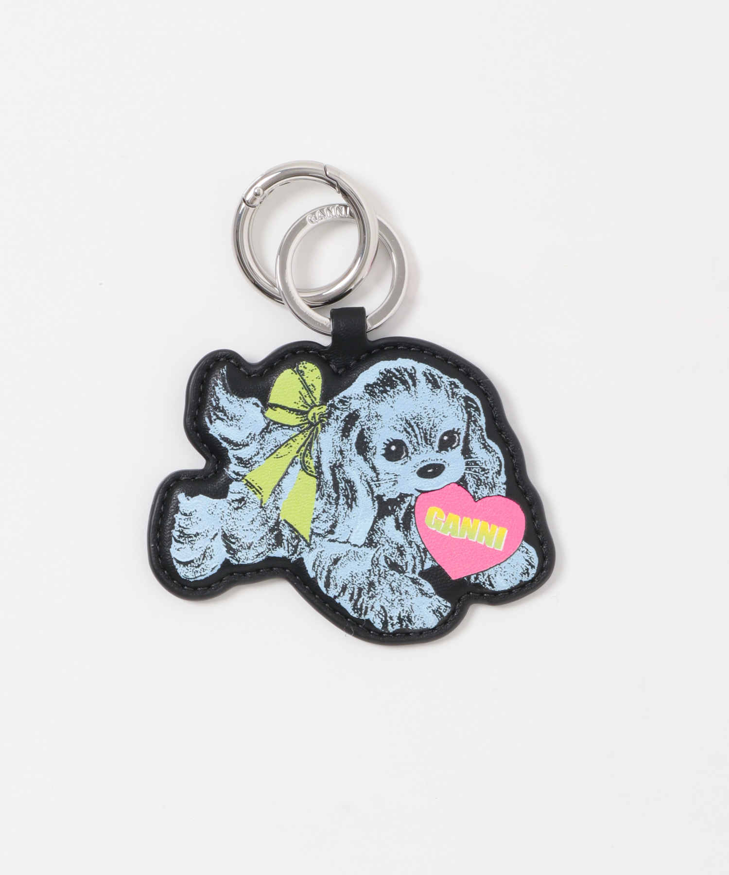 GANNI　Dog Keyring