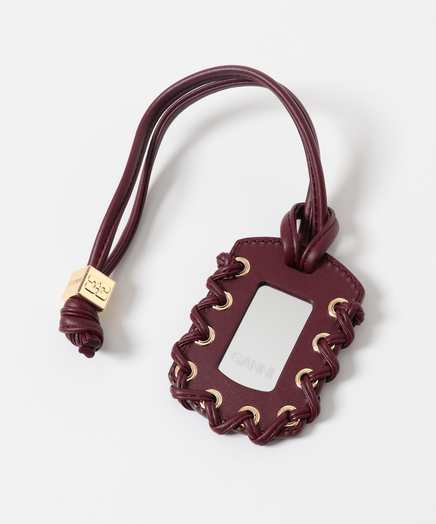 GANNI　Hobo Mini Tapestry Tawny Port 0