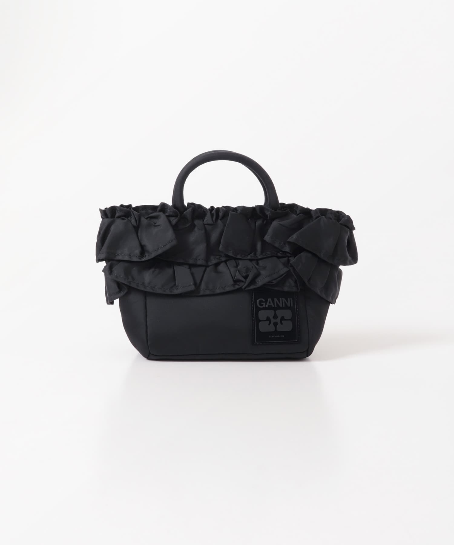 GANNI Mini Shopper Ruffle(- Black): バッグ｜URBAN RESEARCH公式 