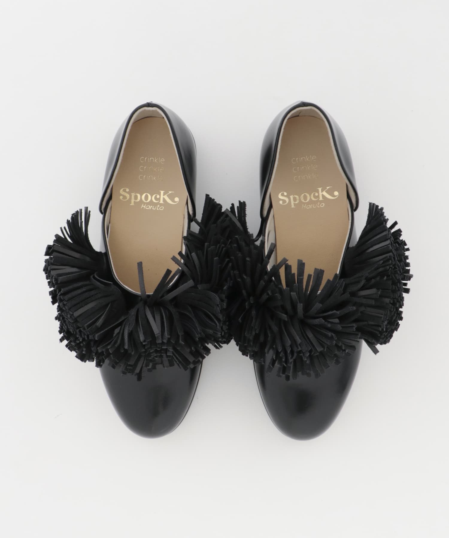 crinkle crinkle crinkle　crinkle x spock shose BLACK 23