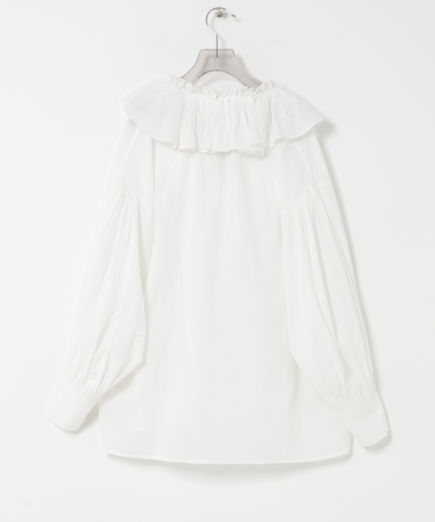 『別注』crinkle crinkle crinkle×URBAN RESEARCH　cotton ruffle blouse WHITE FREE