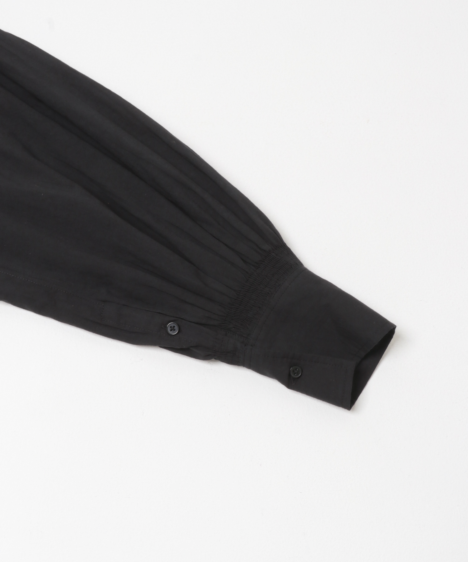 『別注』crinkle crinkle crinkle×URBAN RESEARCH　cotton ruffle blouse BLACK FREE