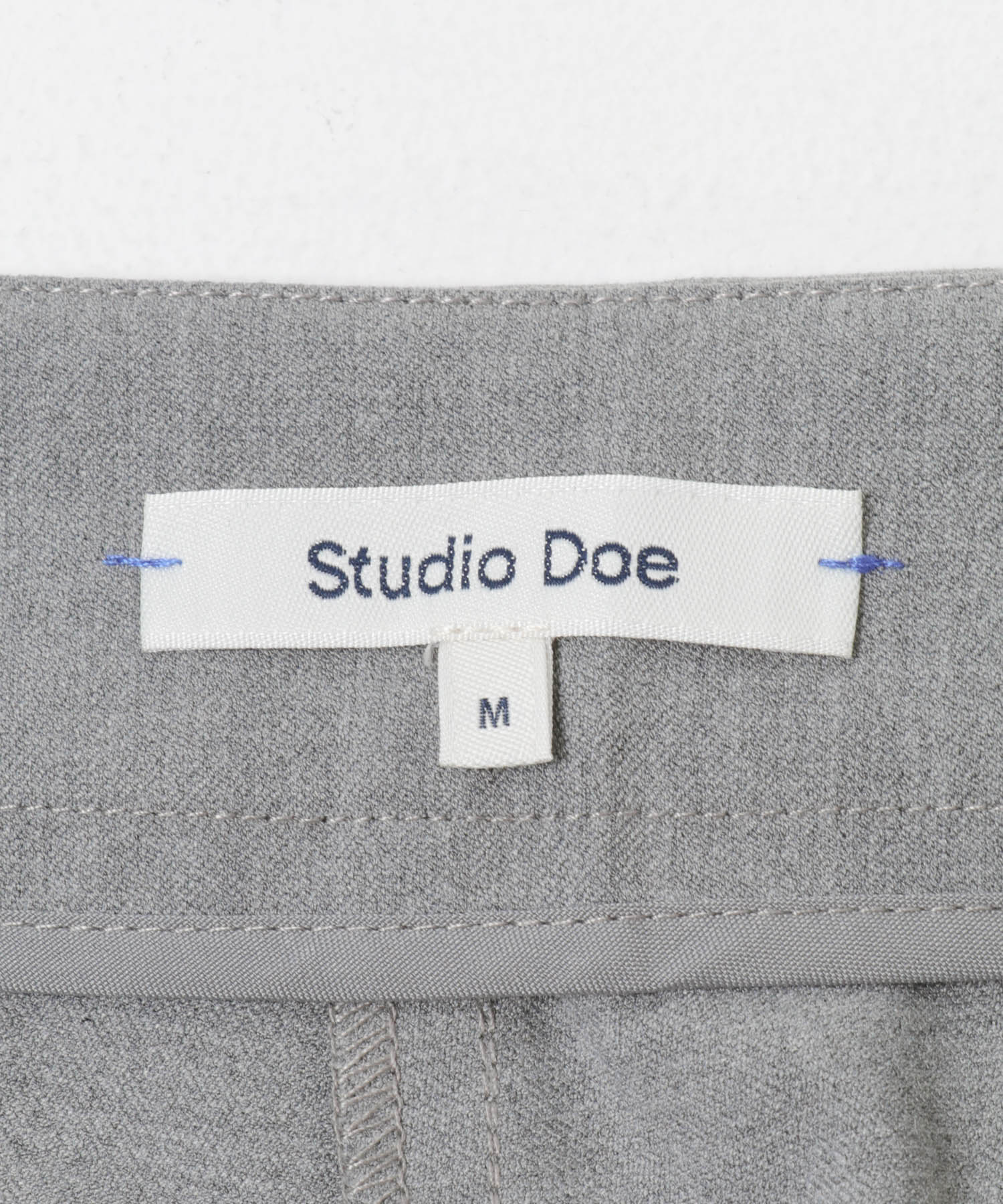 STUDIO DOE　cocoon wide leg suit pants GREY S