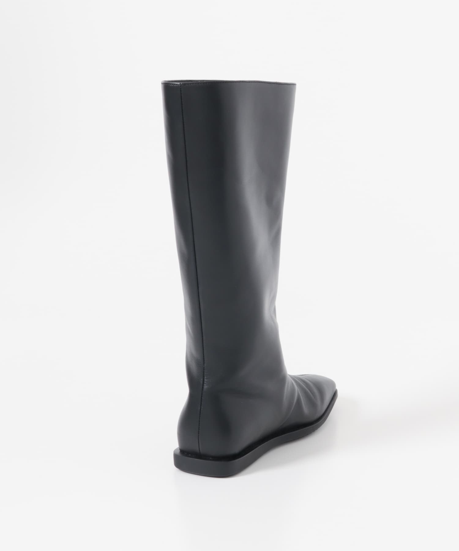 STUDIO DOE　Leather Square Toe  Boots BLACK 38