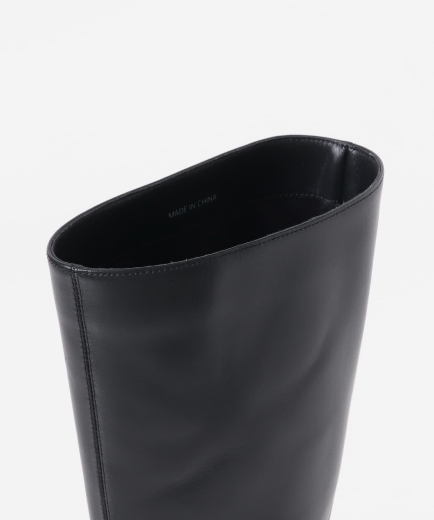 STUDIO DOE　Leather Square Toe  Boots BLACK 38