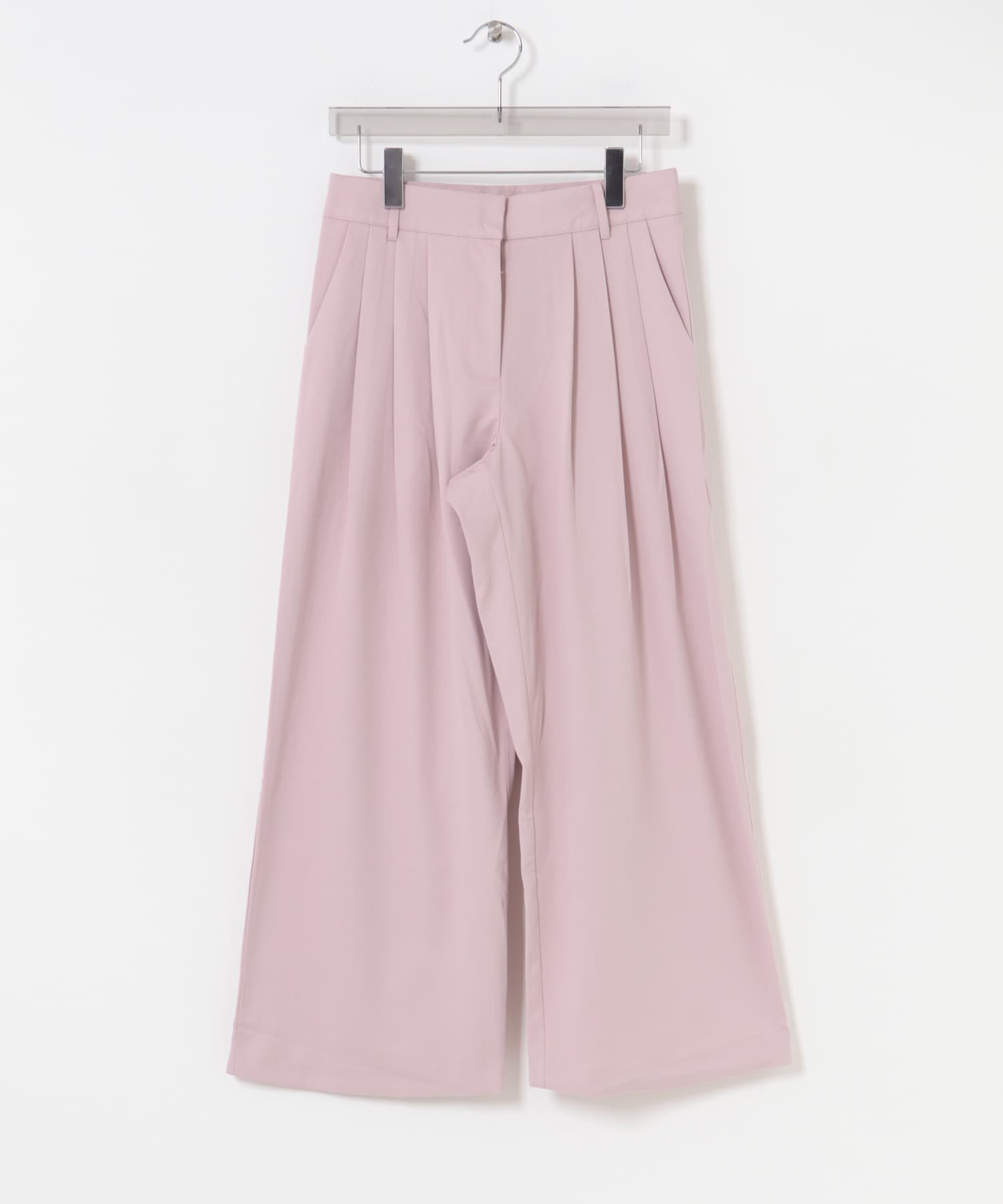 STUDIO DOE　Three-tuck Wide Pants PINK XS