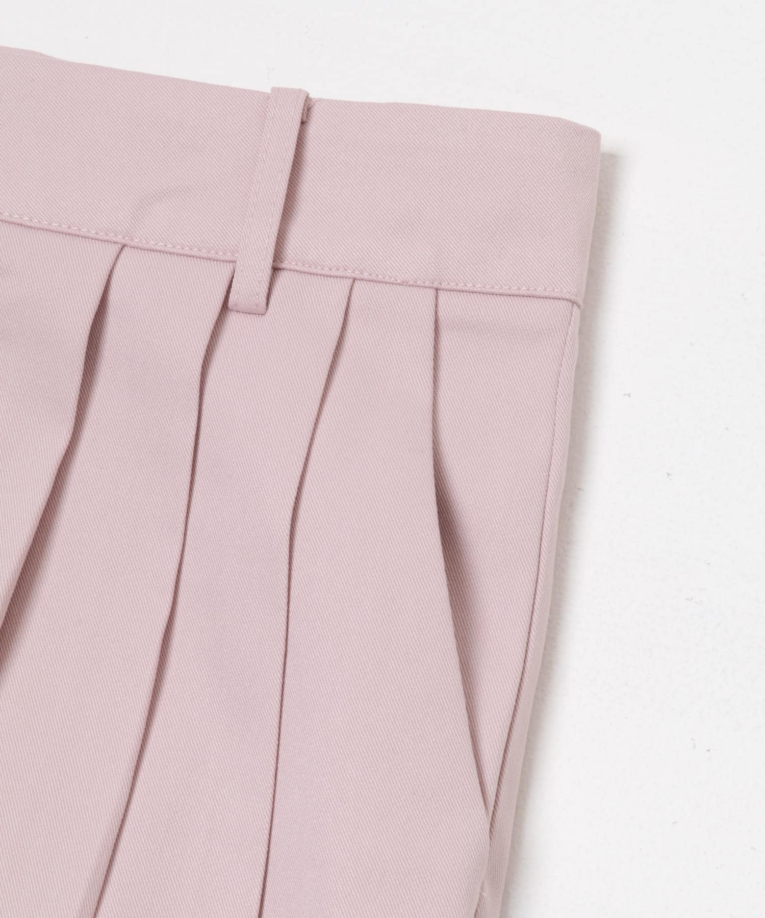 STUDIO DOE　Three-tuck Wide Pants PINK XS
