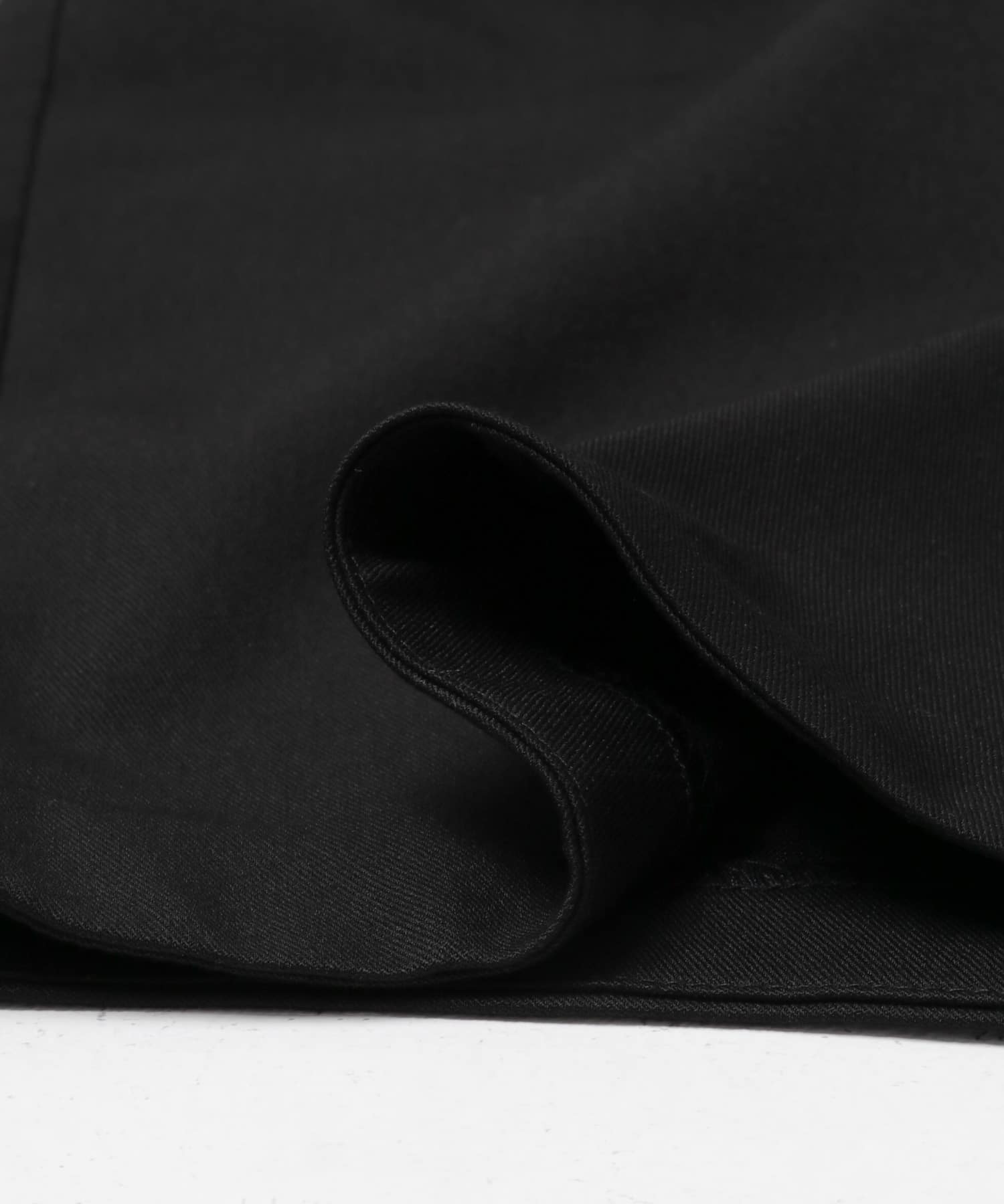 STUDIO DOE　Three-tuck Wide Pants BLACK XS