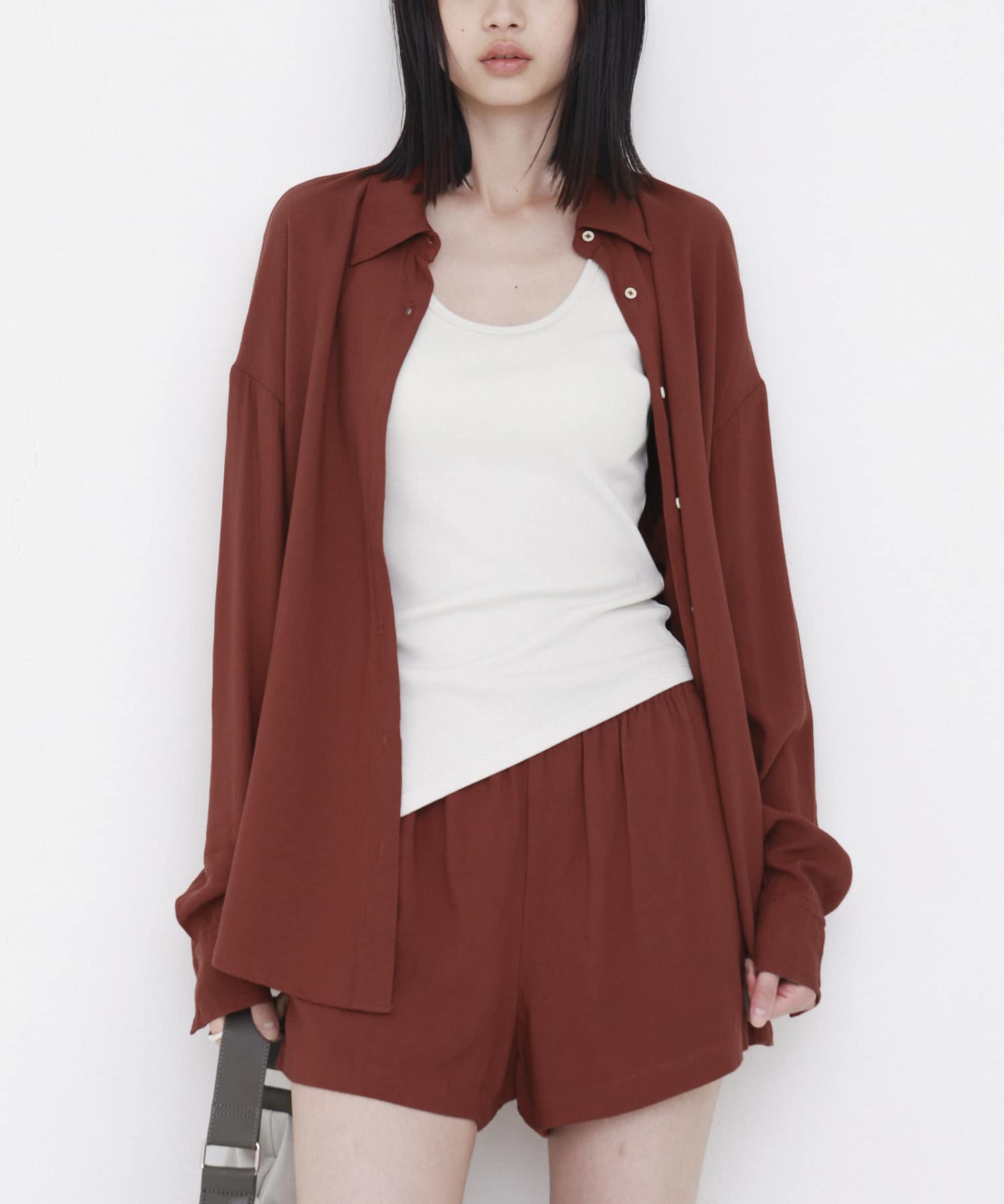 STUDIO DOE Linen Resort Shirts(S RED): トップス｜URBAN RESEARCH