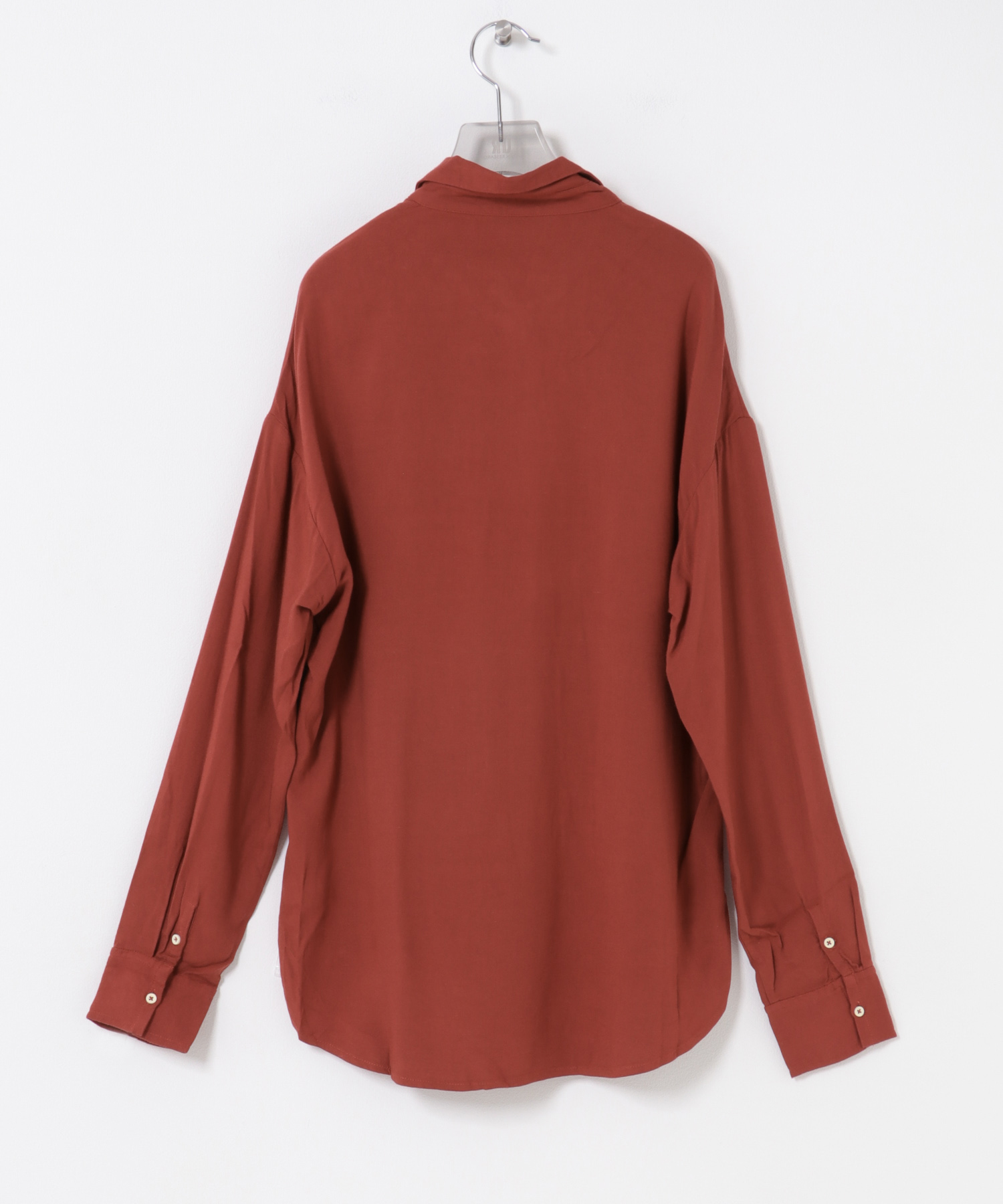 STUDIO DOE　Linen Resort Shirts RED S