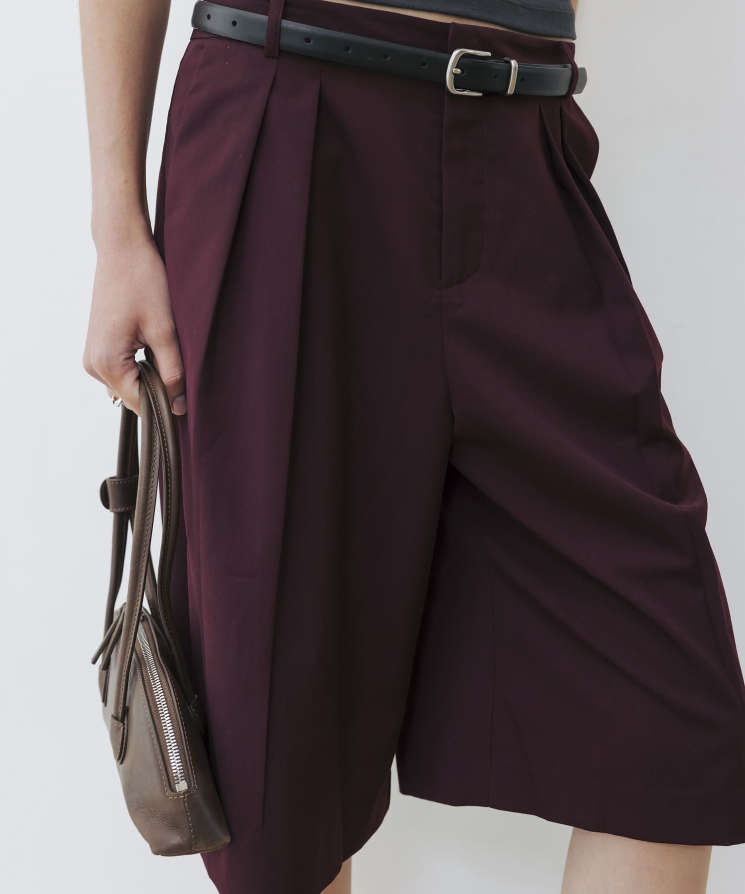 STUDIO DOE　Capri Pants BORDEAUX XS