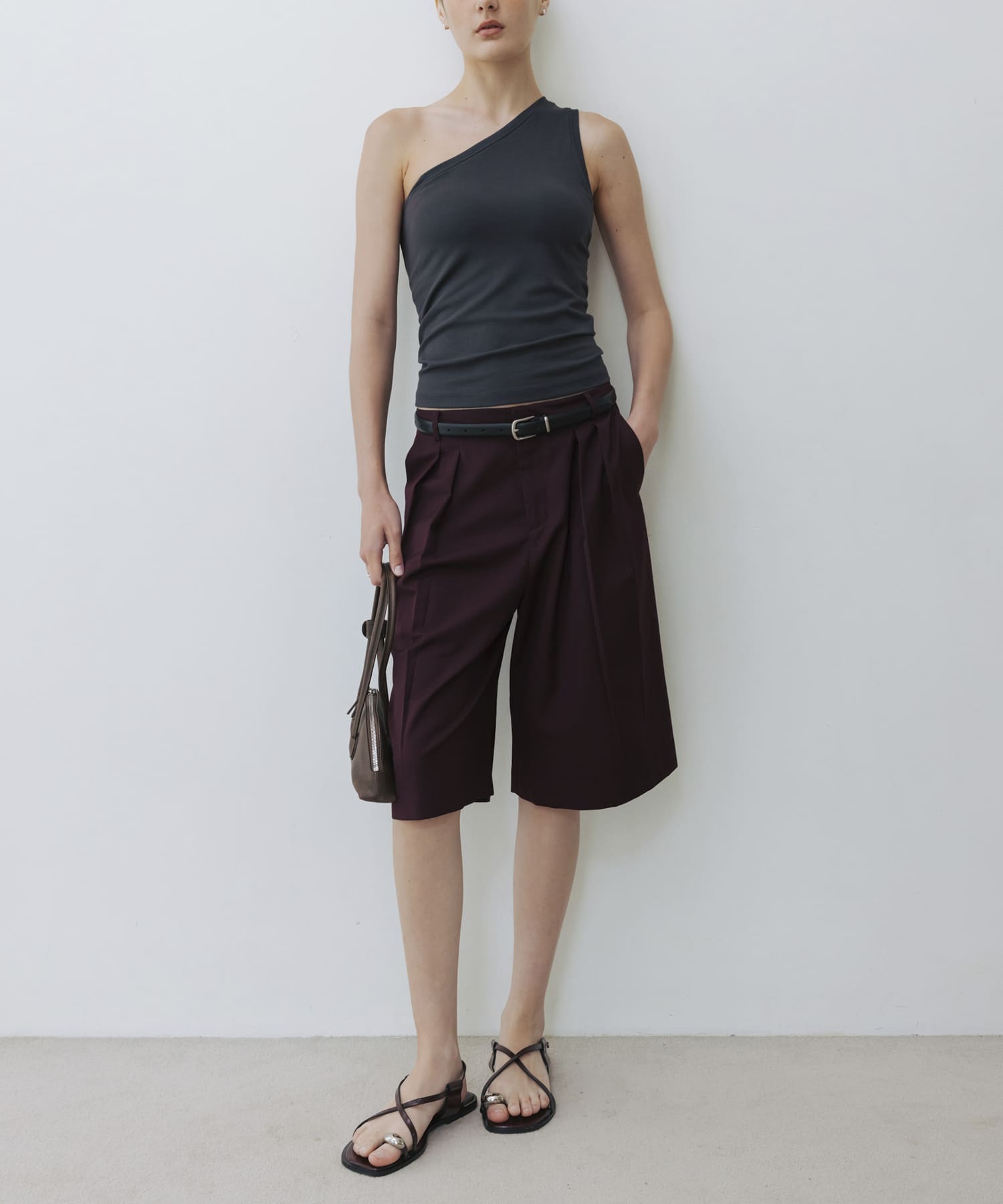 STUDIO DOE　Capri Pants BORDEAUX XS