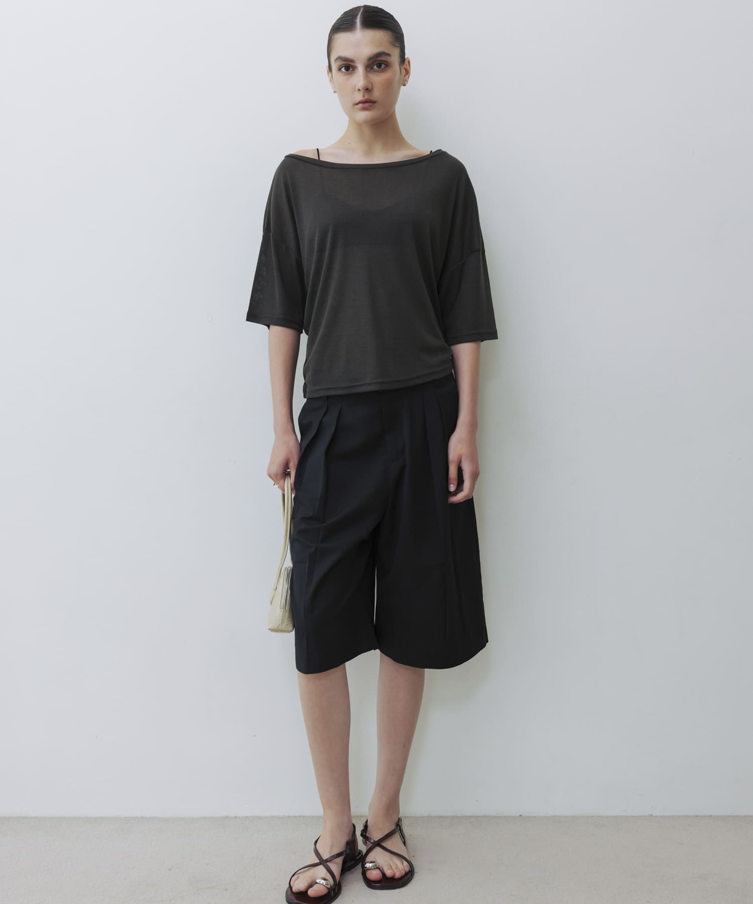 STUDIO DOE Capri Pants(XS BORDEAUX): ボトム｜URBAN RESEARCH公式