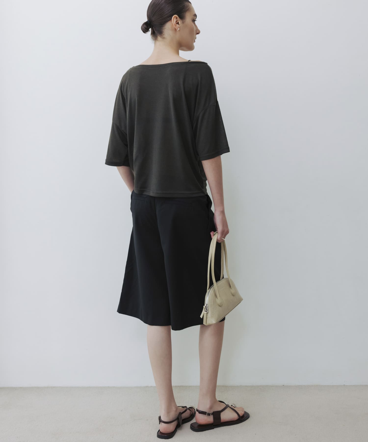 STUDIO DOE　Capri Pants BLACK XS