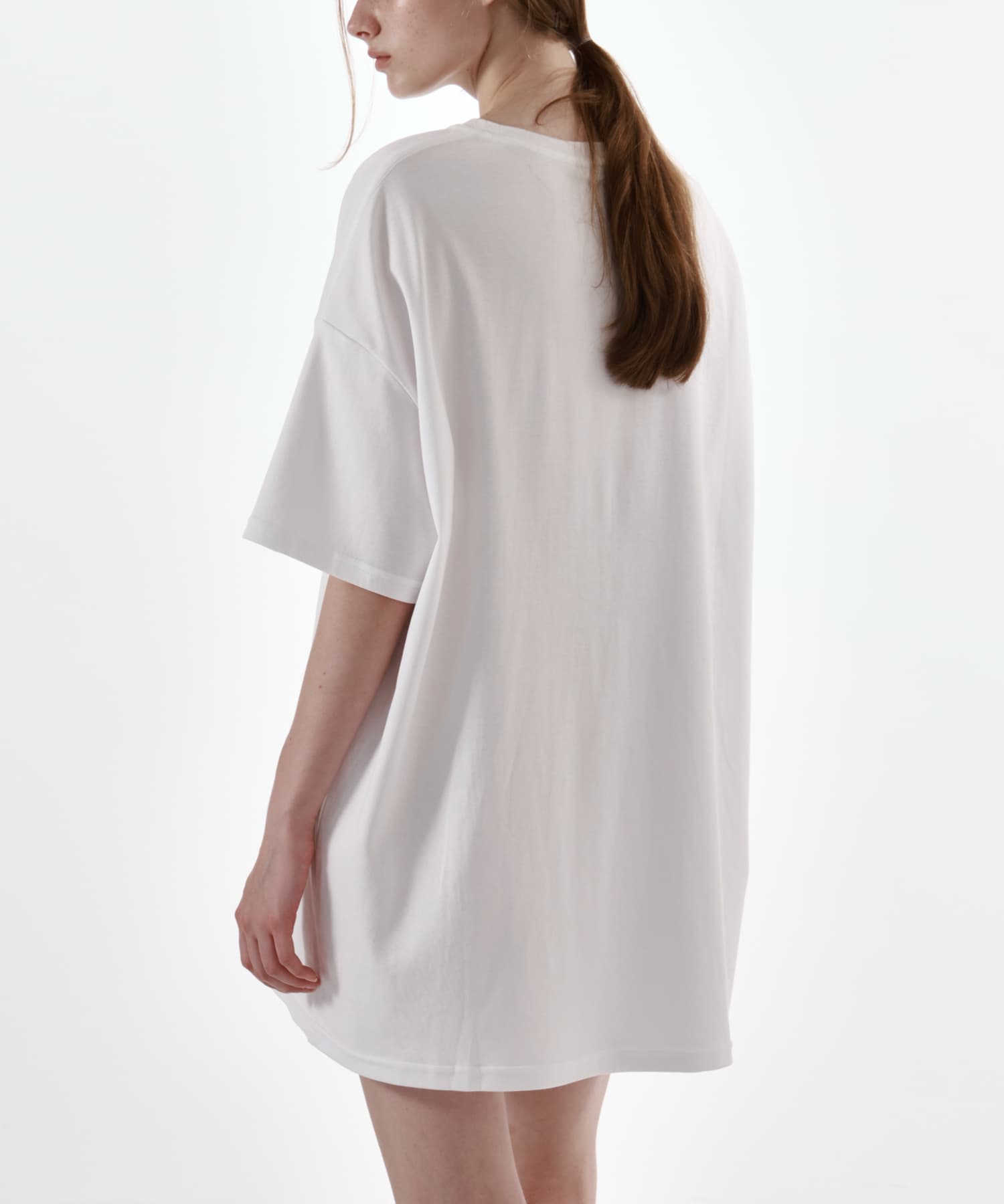 STUDIO DOE　Cherry Oversized T-shirts WHITE S