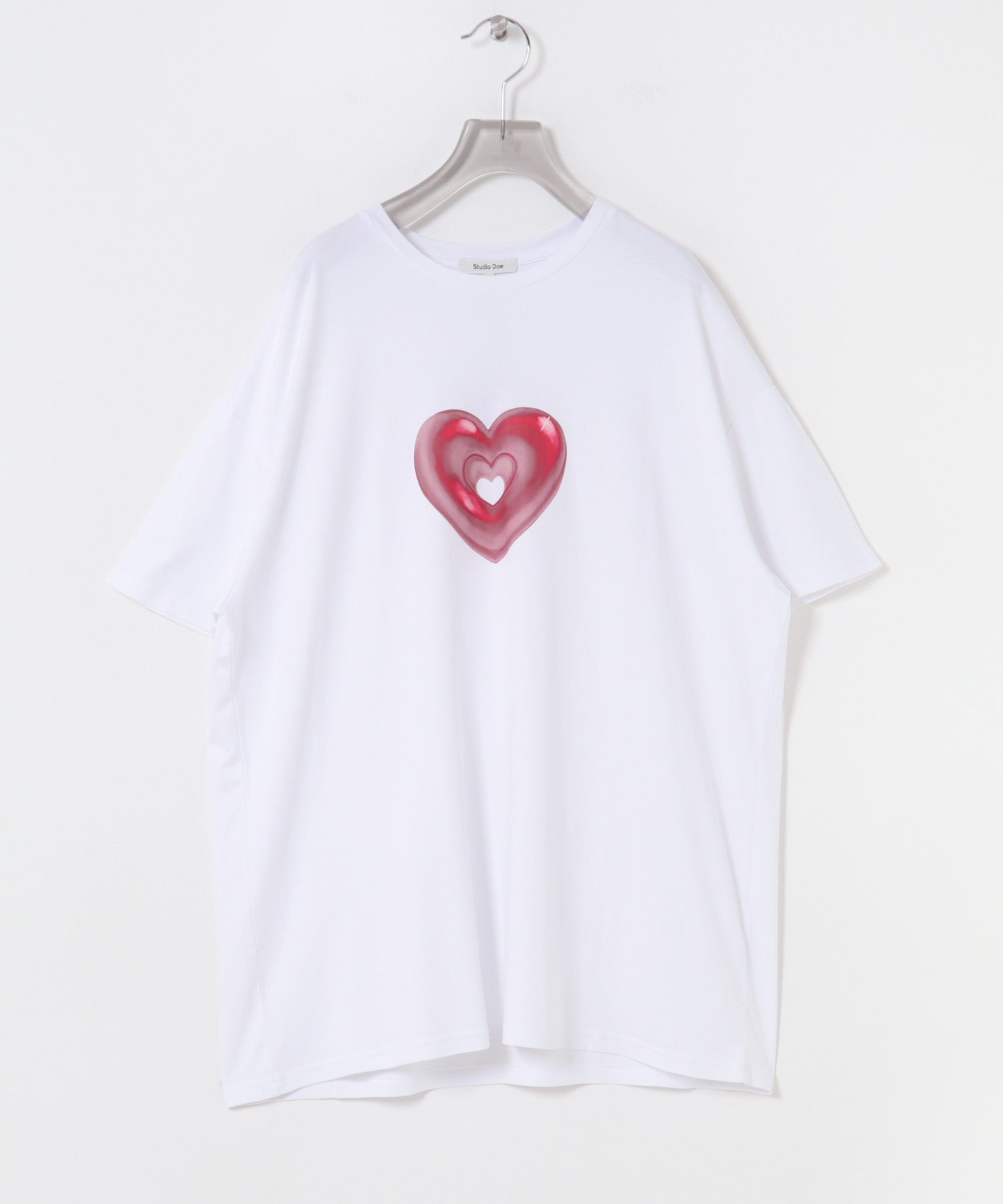 STUDIO DOE　Heart Oversized T-Shirts