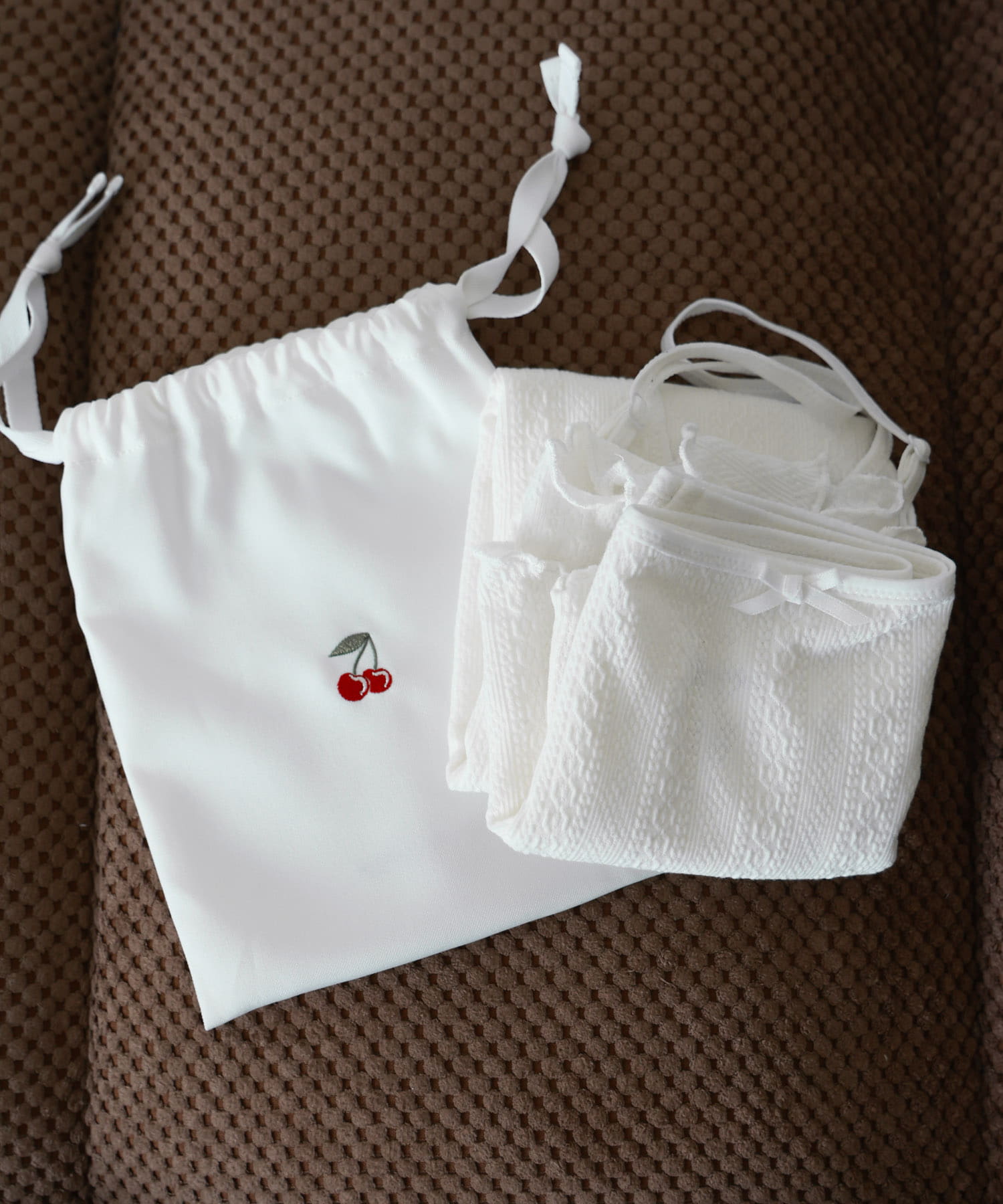 STUDIO DOE　Jacquard Loungewear Set WHITE M