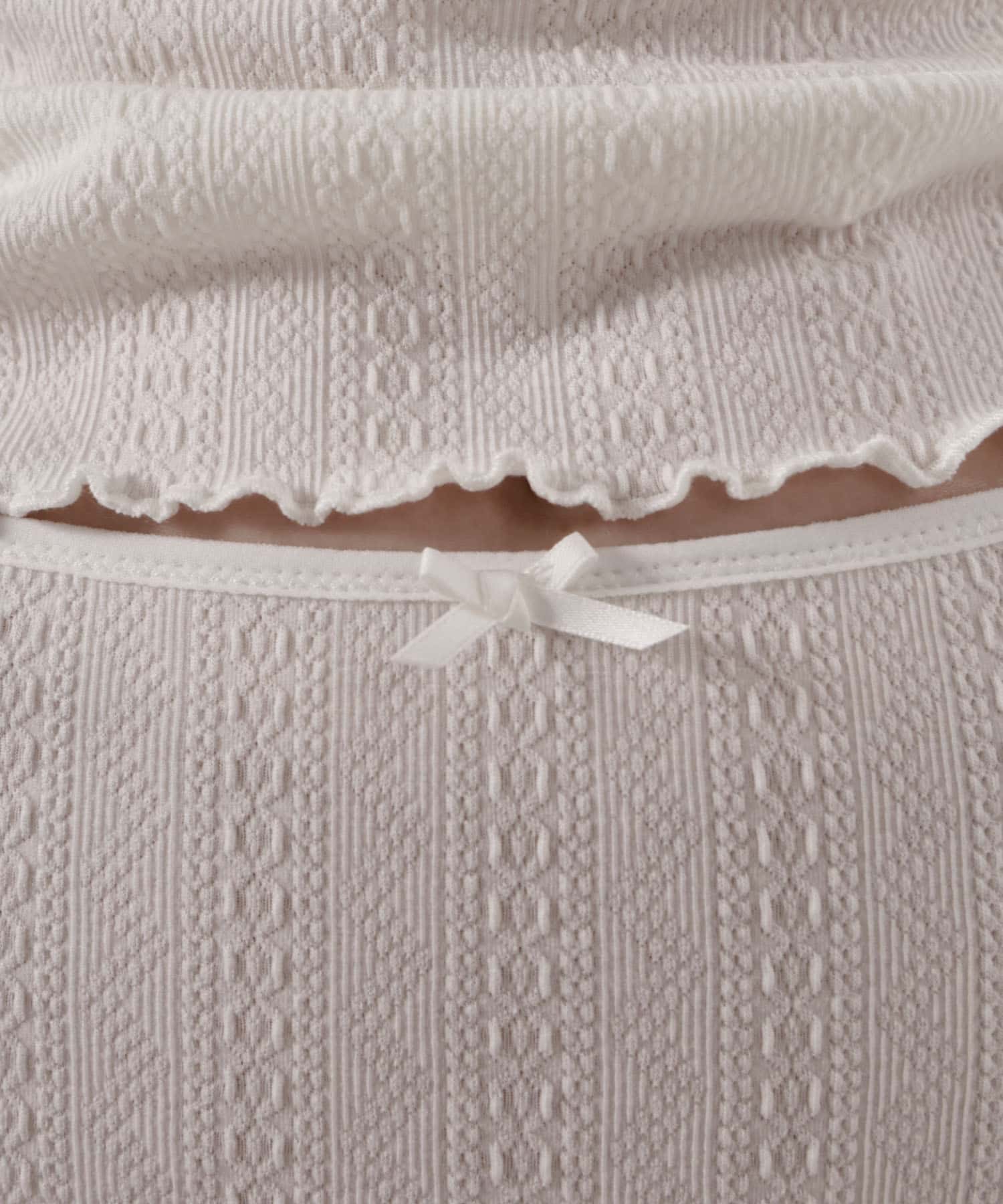 STUDIO DOE　Jacquard Loungewear Set WHITE M