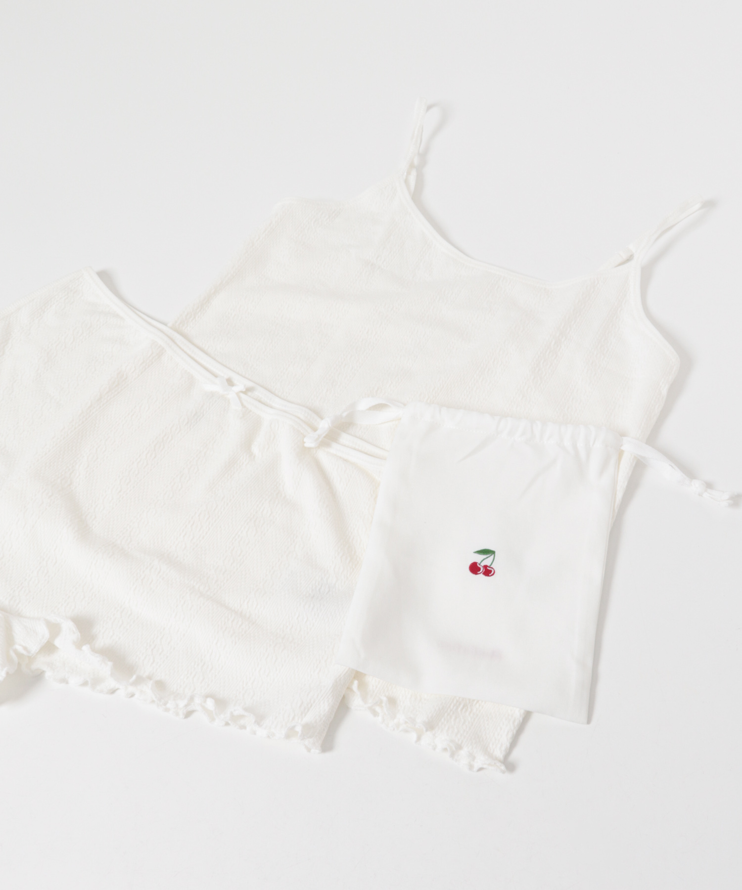 STUDIO DOE　Jacquard Loungewear Set WHITE M