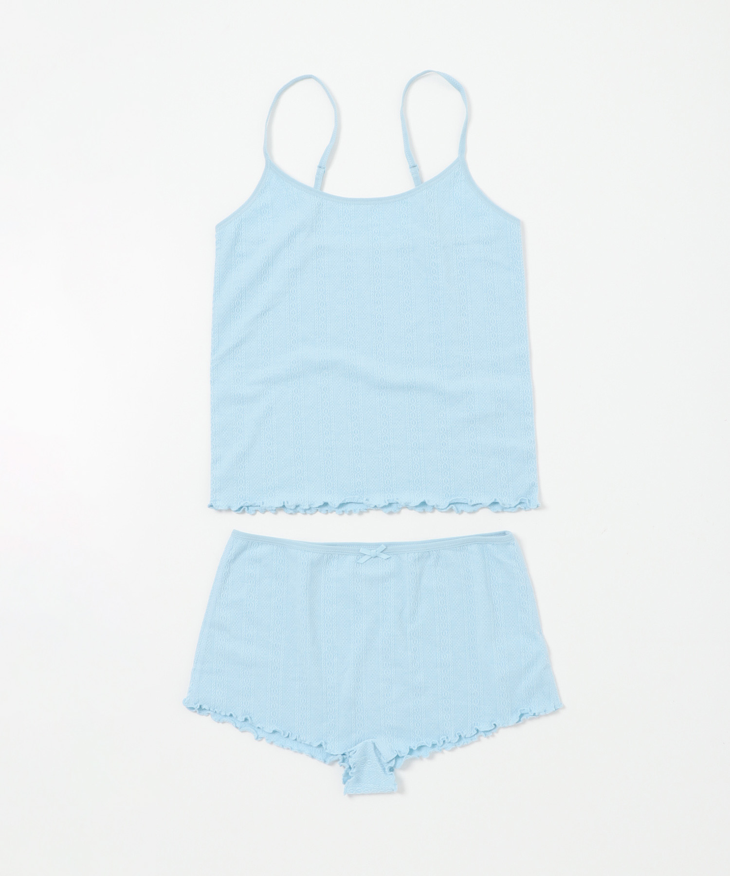 STUDIO DOE　Jacquard Loungewear Set BLUE M