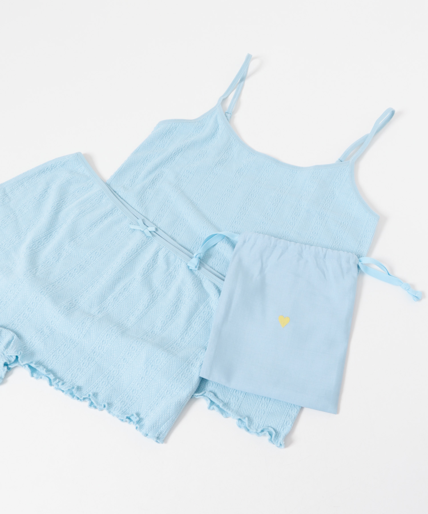 STUDIO DOE　Jacquard Loungewear Set BLUE M
