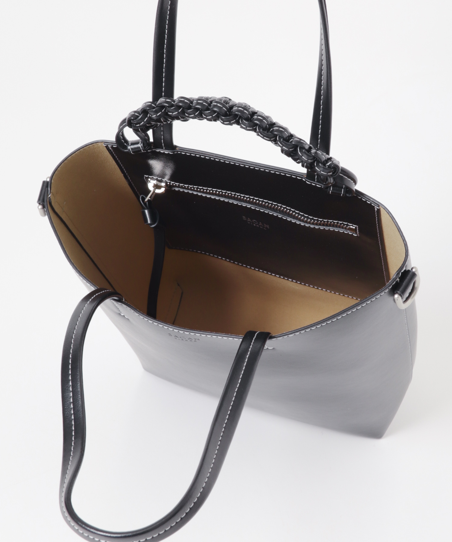 SAGAN VIENNA　PAZAR TOTE NANO GRAPE BLACK -