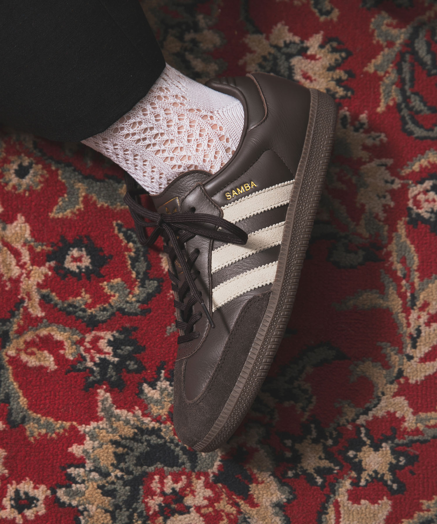 『23-25.5サイズ』『別注』adidas×UR　SAMBA OG D.BROWN 23