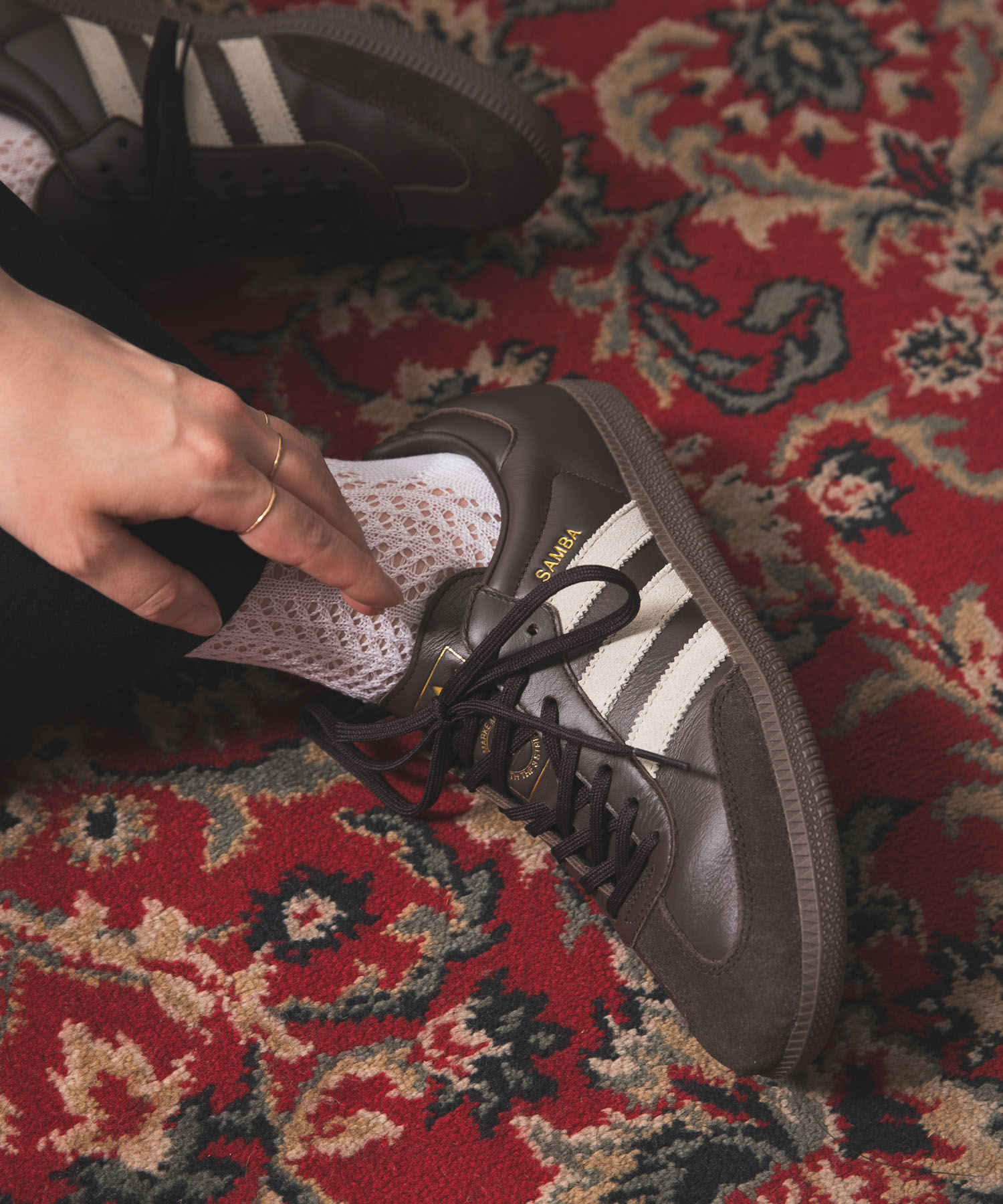 『23-25.5サイズ』『別注』adidas×UR　SAMBA OG D.BROWN 23