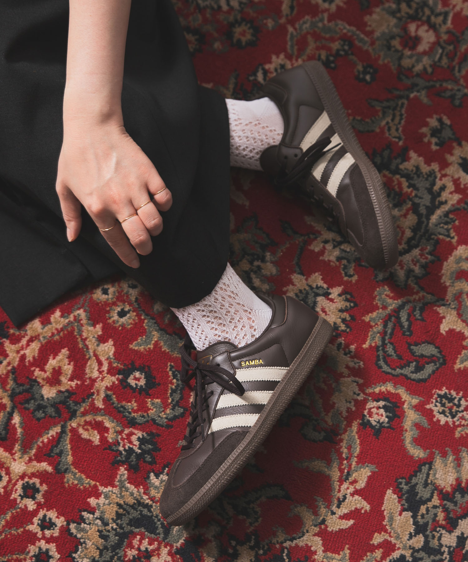 『23-25.5サイズ』『別注』adidas×UR　SAMBA OG D.BROWN 23