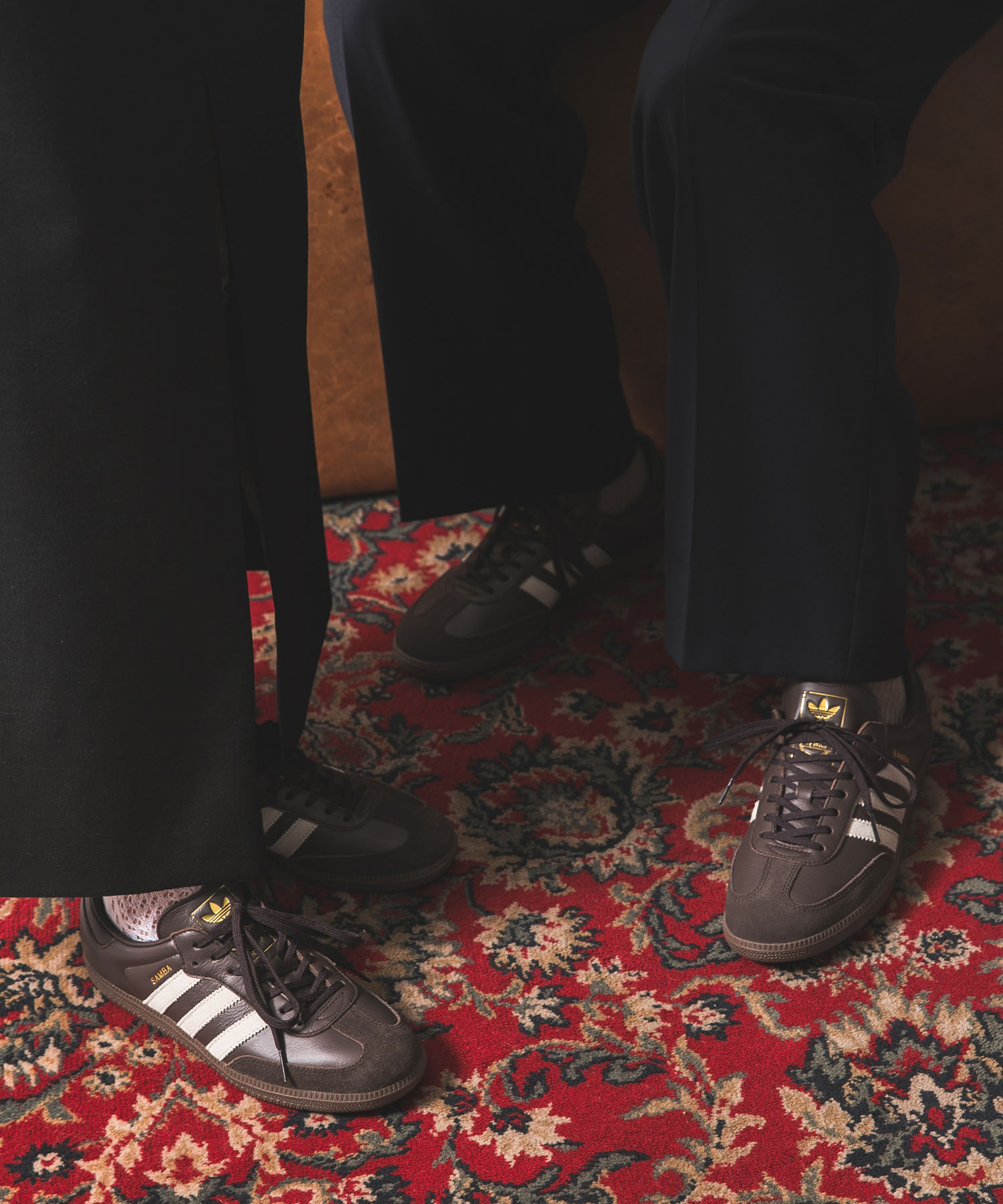 『23-25.5サイズ』『別注』adidas×UR　SAMBA OG D.BROWN 23