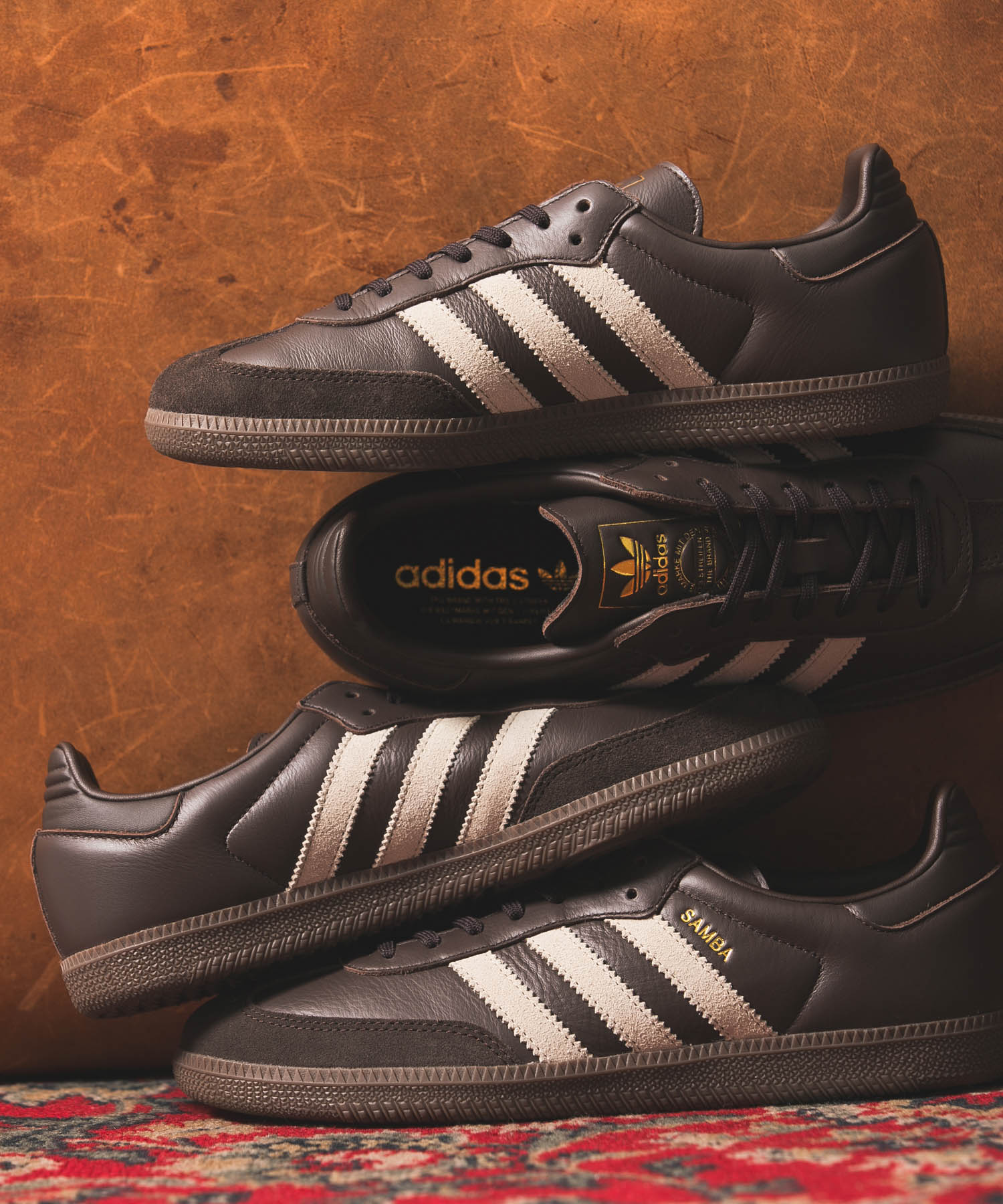 『23-25.5サイズ』『別注』adidas×UR　SAMBA OG D.BROWN 23