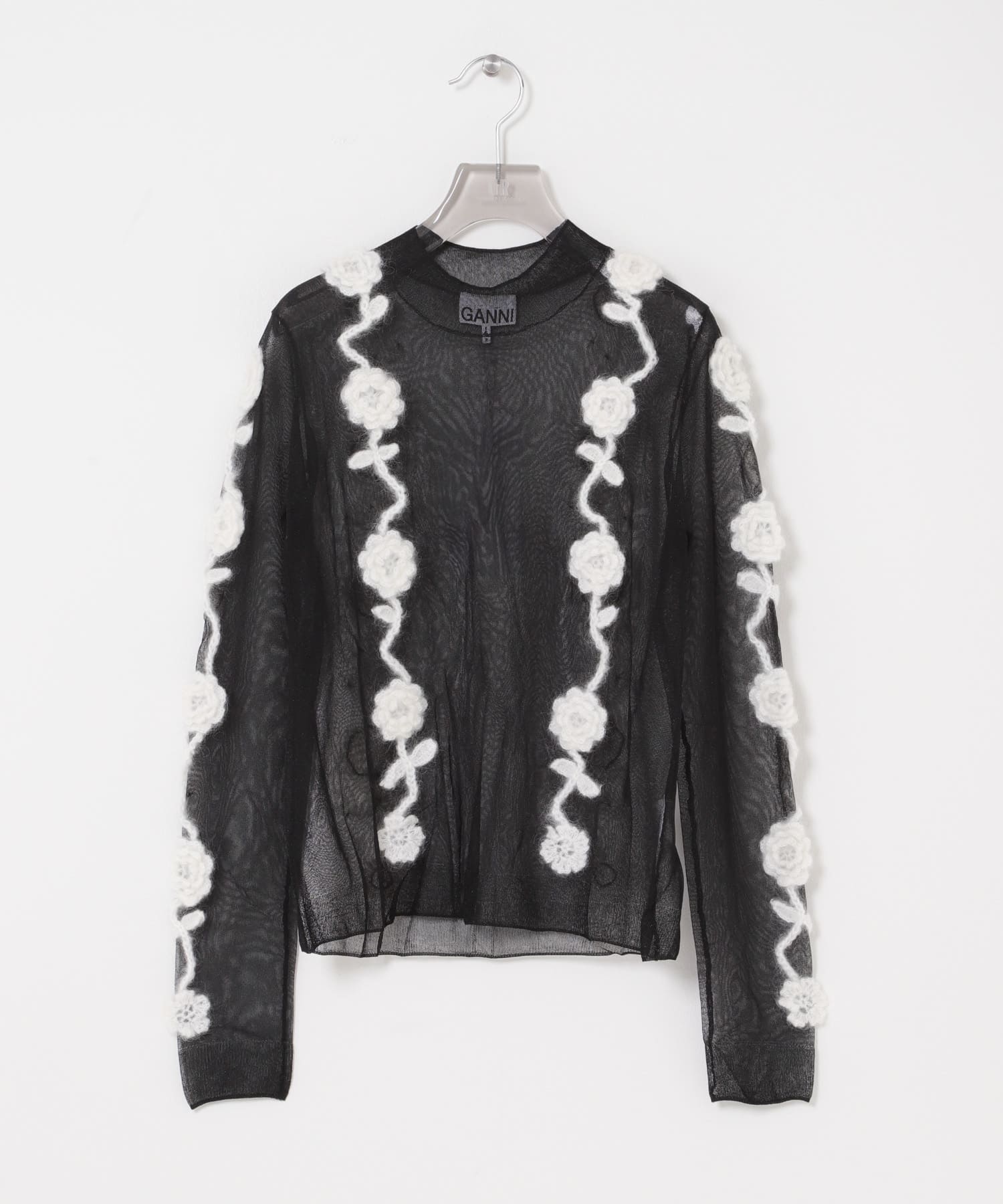 GANNI　Flower Crochet Applique