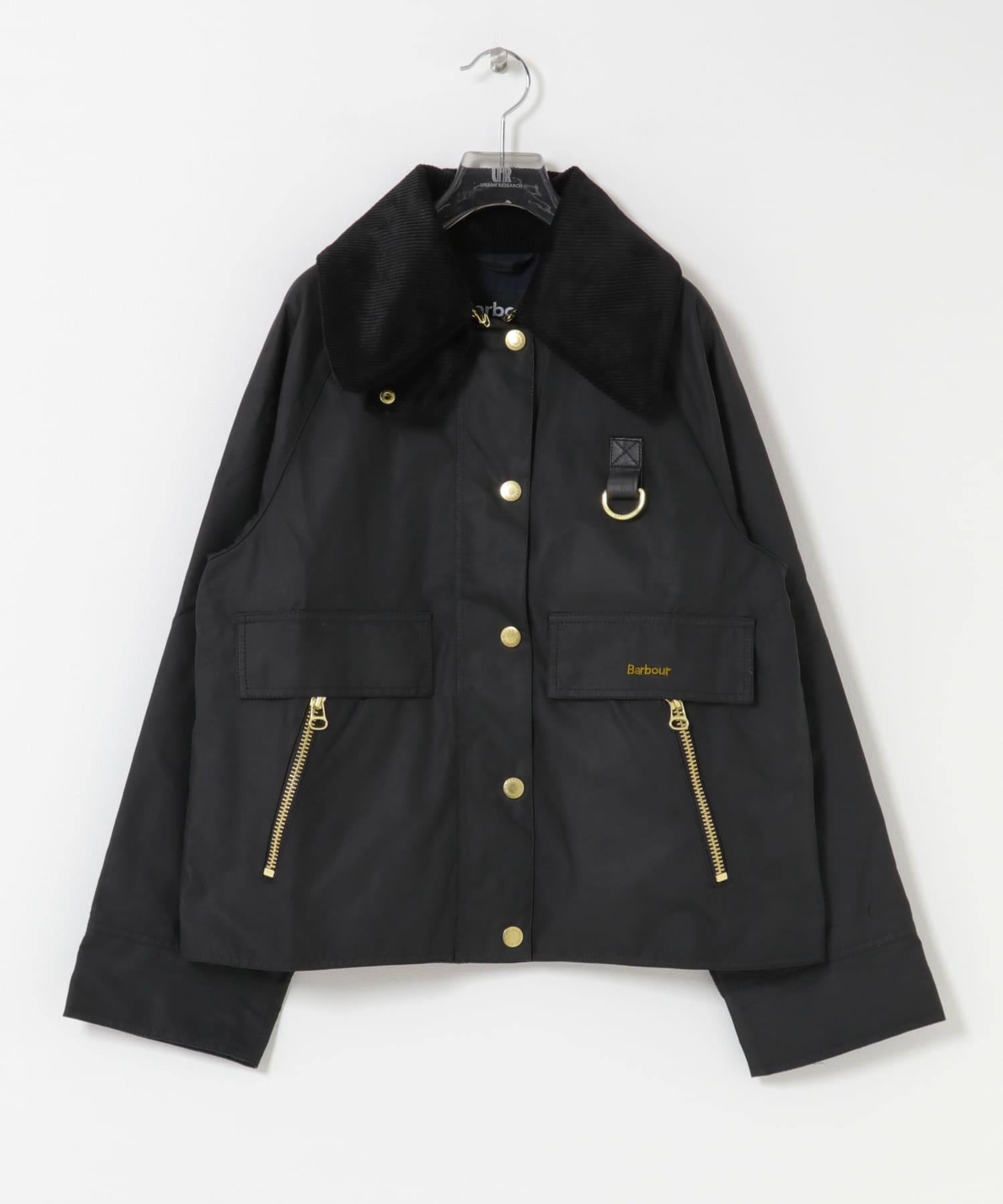 Barbour　catton wax jacket black 10