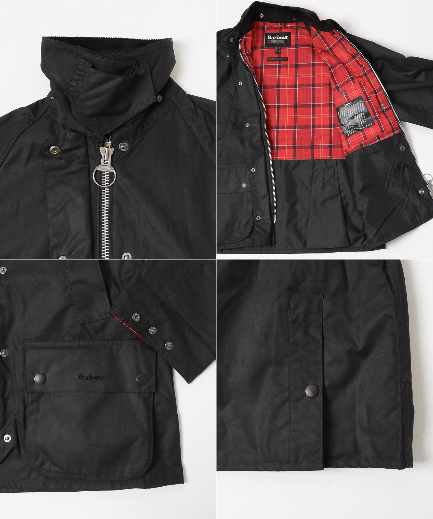Barbour　bedale wax jacket black 10