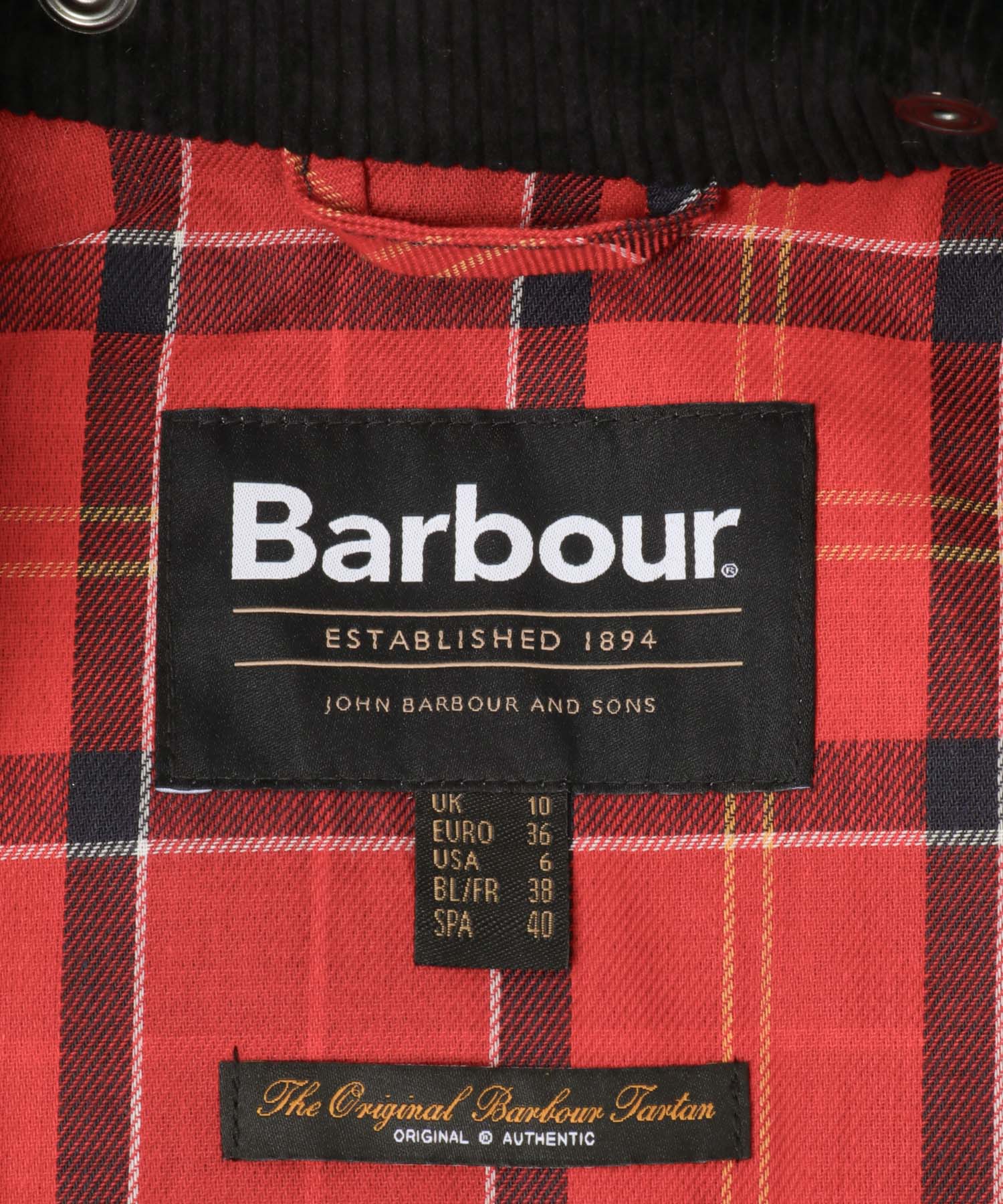 Barbour　bedale wax jacket black 10