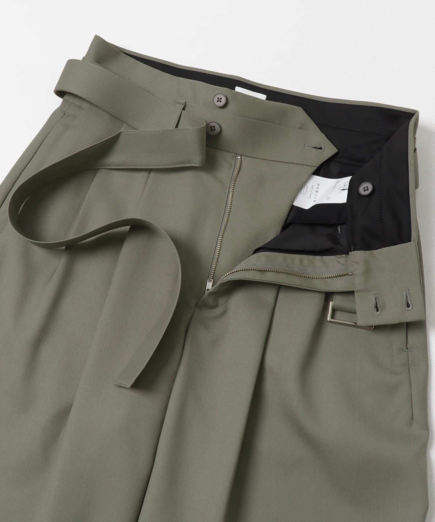 SEEALL Manchester pants Green スラックス メンズ SEEALL MANCHESTER PANTS(2 OLIVE): ボトム｜URBAN RESEARCH公式