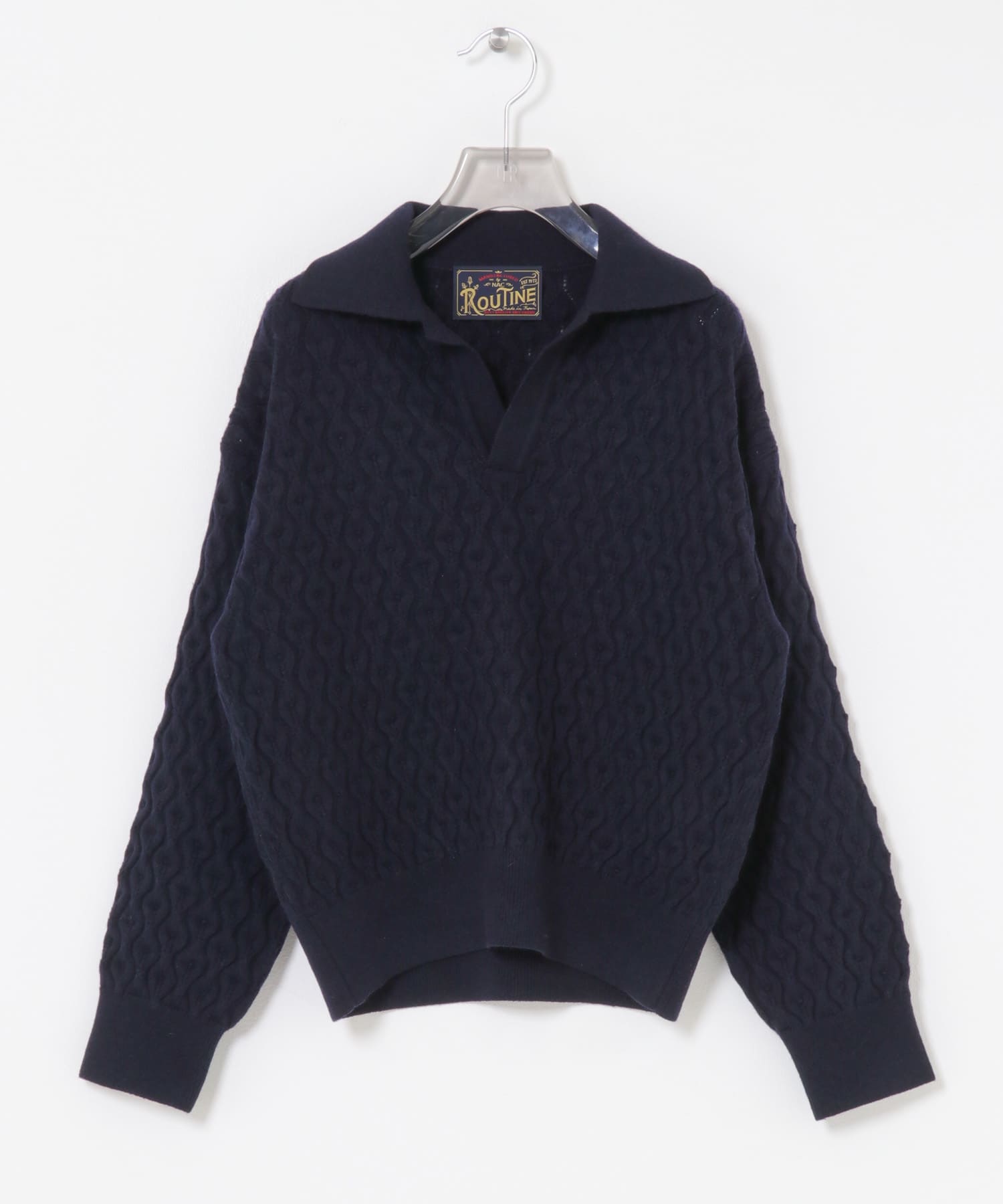 『別注』ROUTINE×URBAN RESEARCH　ニット NAVY Free