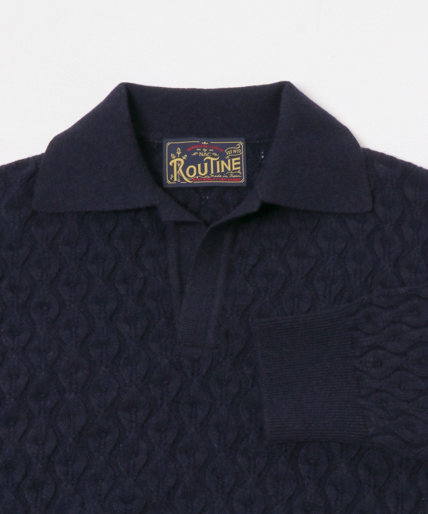 『別注』ROUTIN×URBAN RESEARCH　ニット NAVY Free