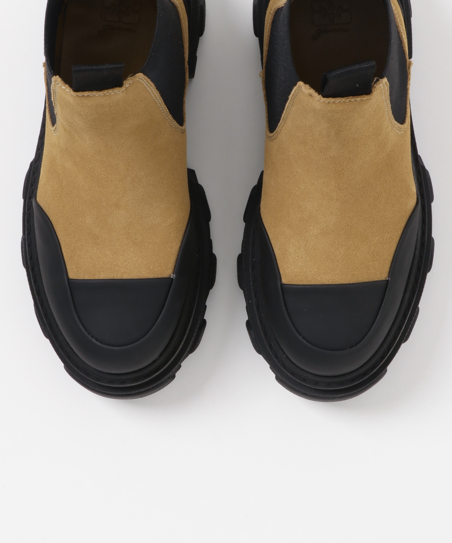 GANNI　Cleated Low Chelsea Boot Cognac 36