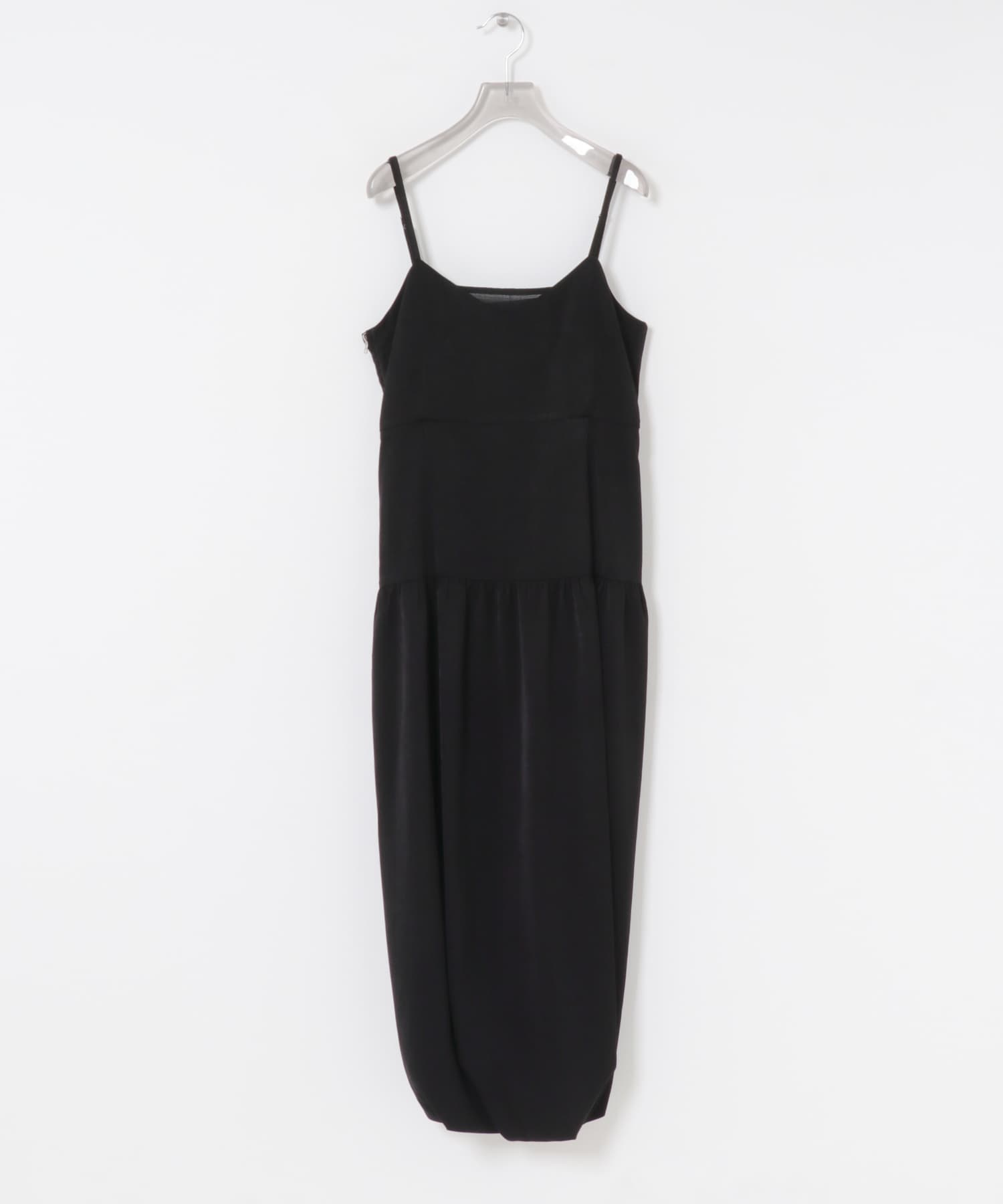 SATORU SASAKI　DOUBLE-CAMISOLE DRESS BLACK 1